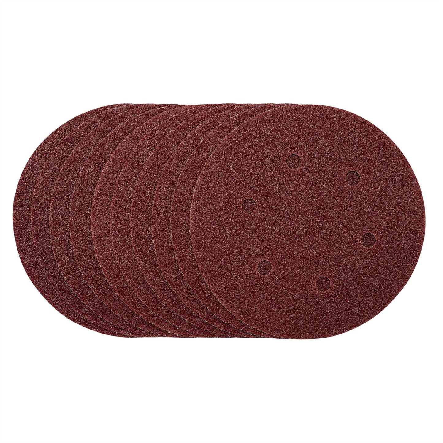 Draper 54887 Sanding Discs 150mm Hook & Loop 40 Grit Pack of 10 Draper