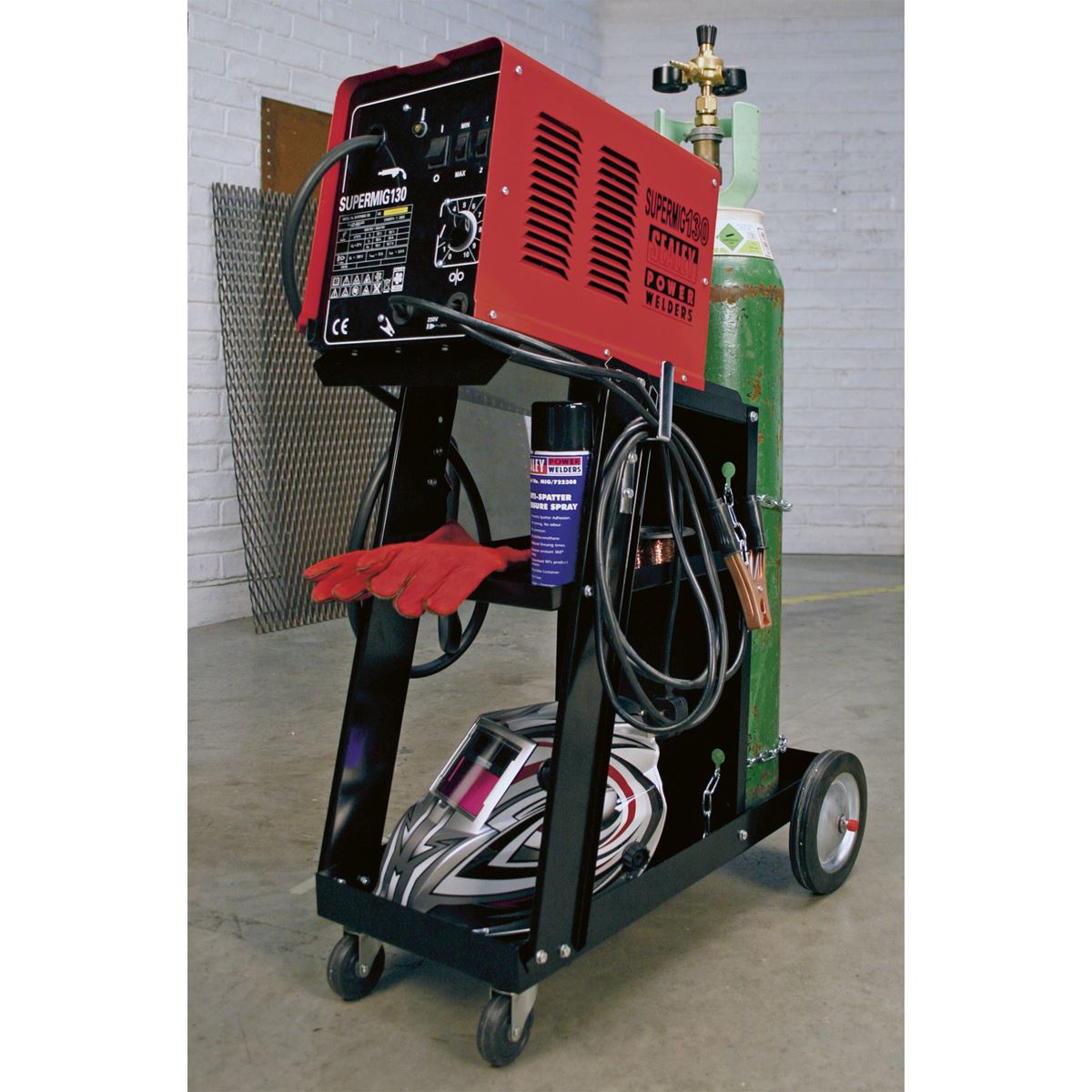Sealey BTR4 Universal Trolley for Portable MIG Welders Sealey