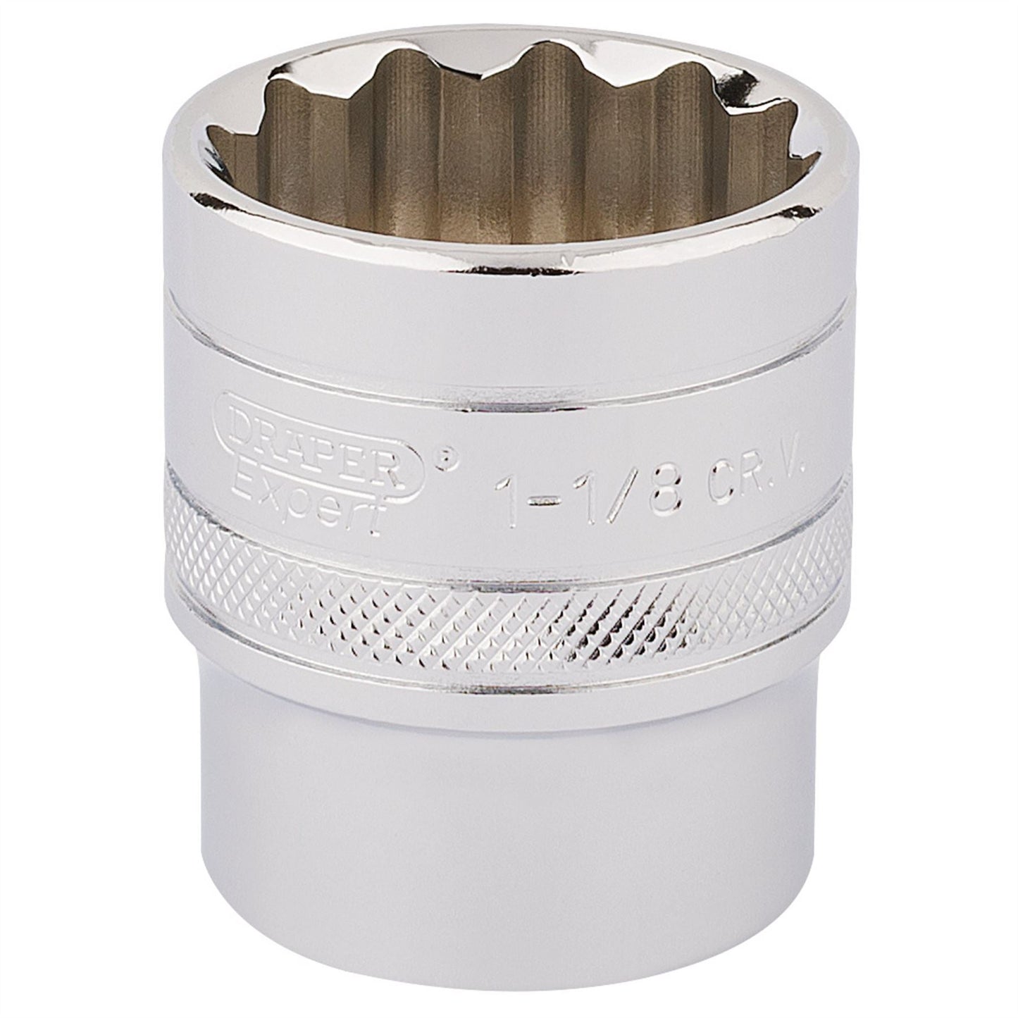 Draper 33727 HI-TORQ® 12 Point Socket 1/2" Sq. Dr. 1.1/8" Draper