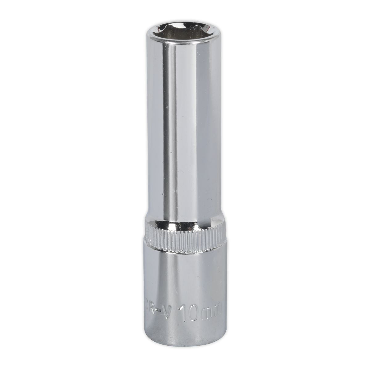 Sealey SP3810D WallDrive® Socket 10mm Deep 3/8"Sq Drive Fully Polished Sealey