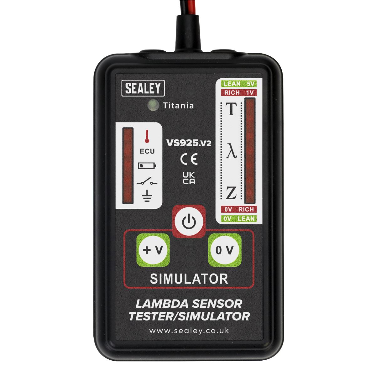 Sealey VS925 Lambda Sensor Tester/Simulator Sealey