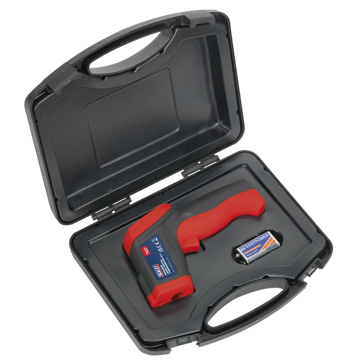 Sealey VS907 Infrared Laser Digital Thermometer 12:1 Sealey