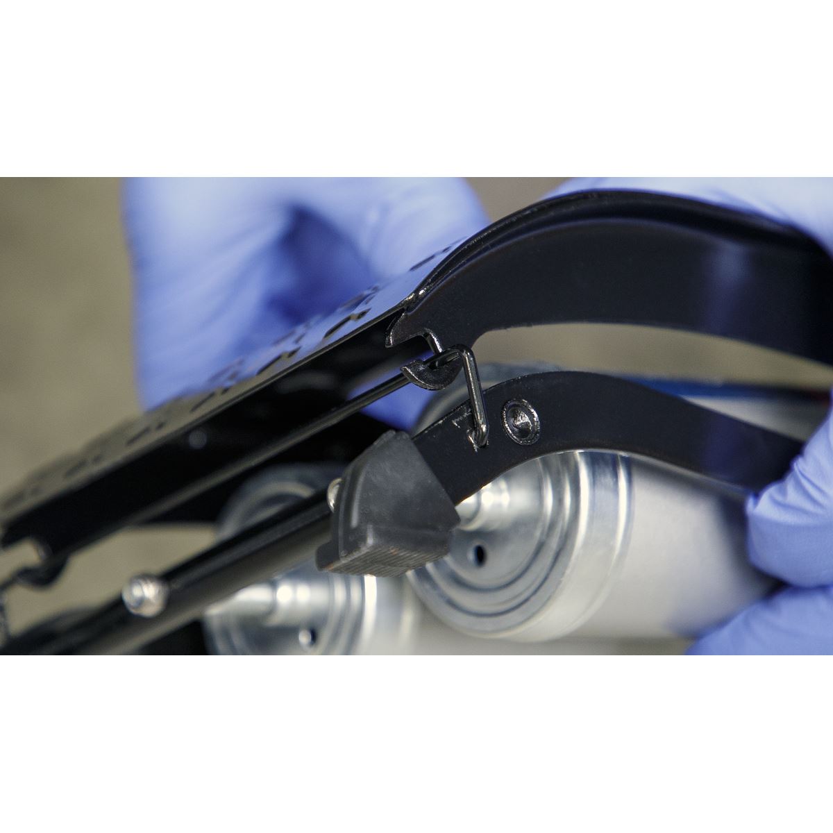 Sealey FP4 Foot Pump Twin Barrel Sealey