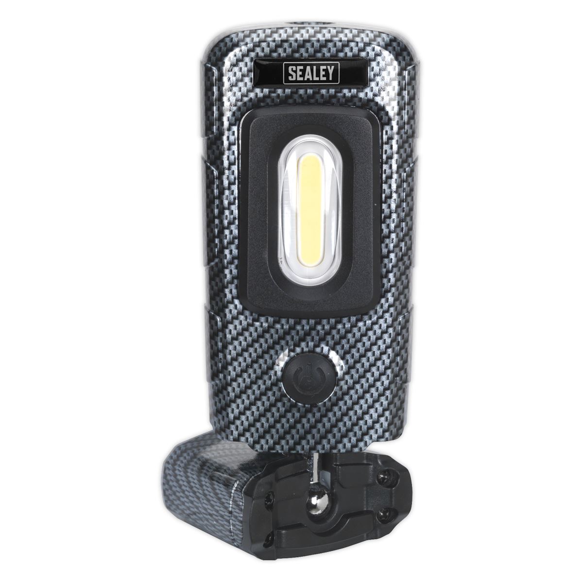 Sealey LED3601CF Rechargeable 360° Inspection Light 3W COB & 1W SMD LED Carbon Fibre Effect Sealey