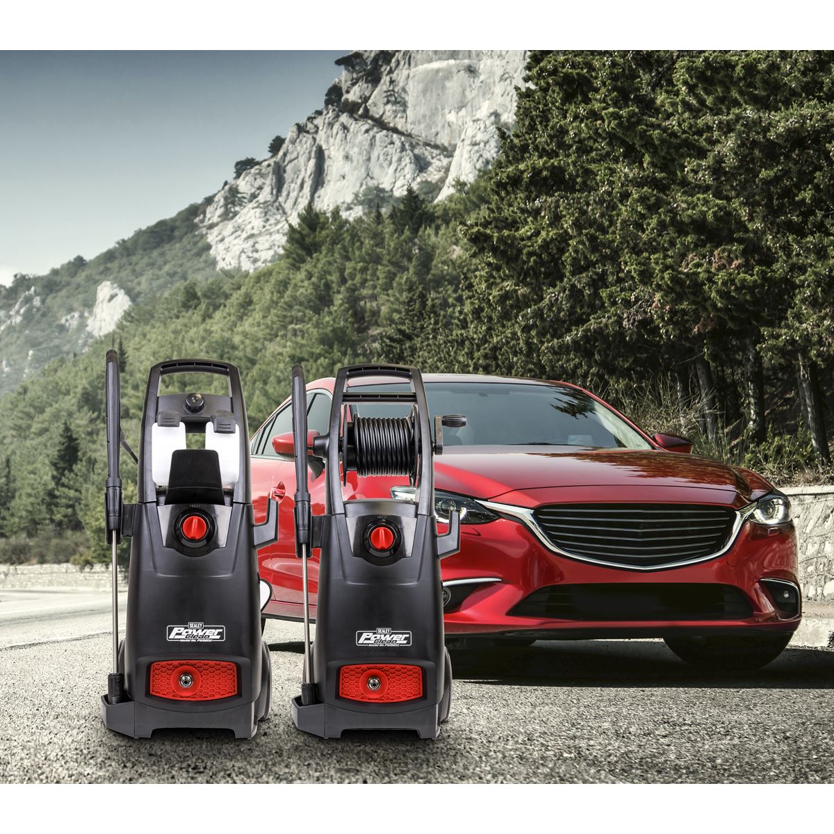 Sealey PW2500 Pressure Washer 170bar with TSS & Rotablast® Nozzle 230V Sealey