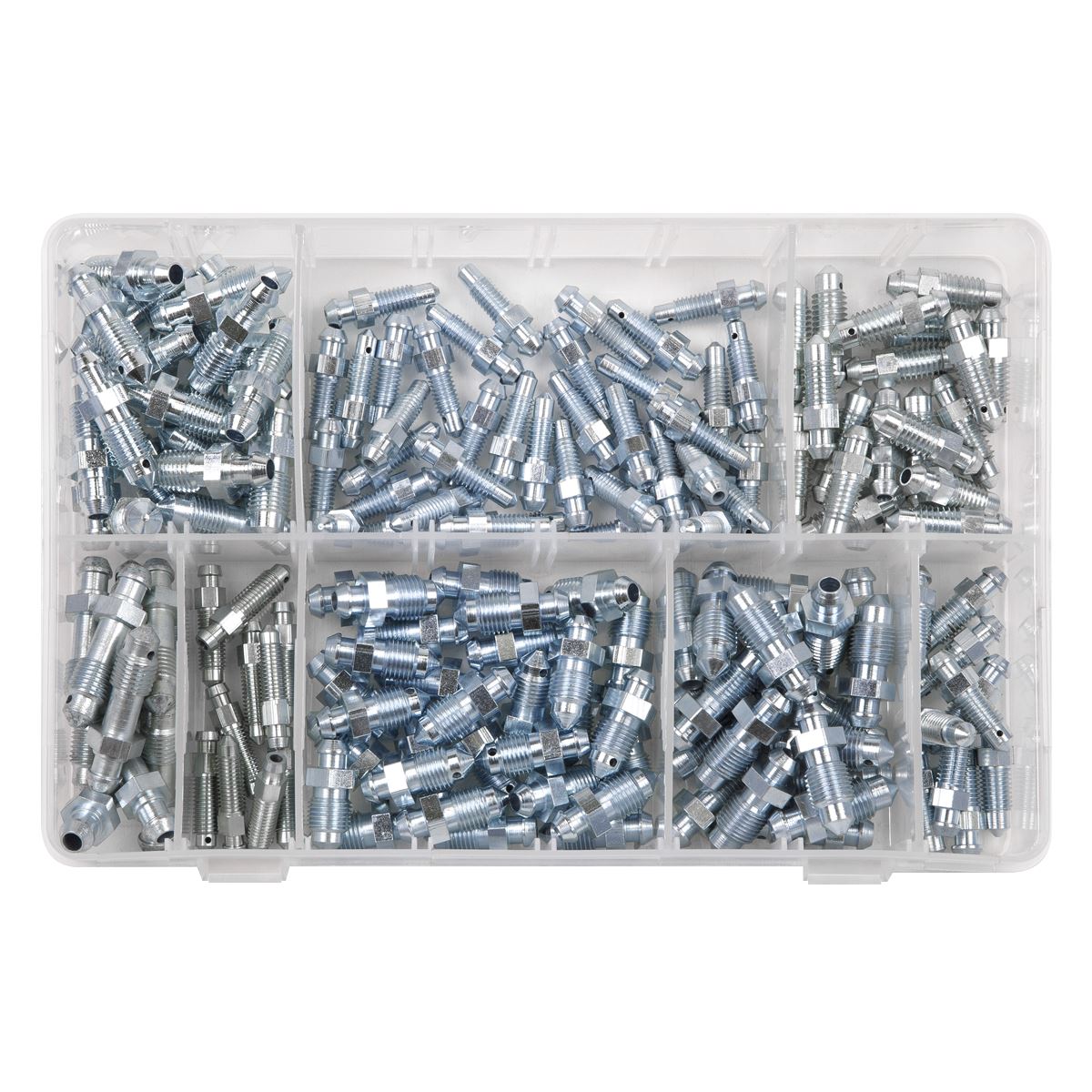 Sealey AB160BN Bleed Nipple Assortment 160pc Sealey