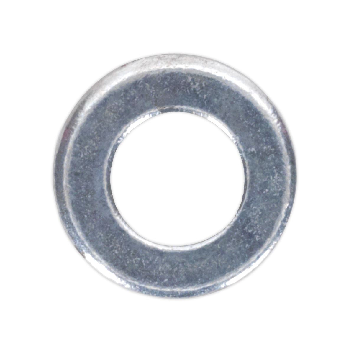 Sealey FWA49 Flat Washer DIN 125 - M4 x 9mm Form A Zinc Pack of 100 Sealey