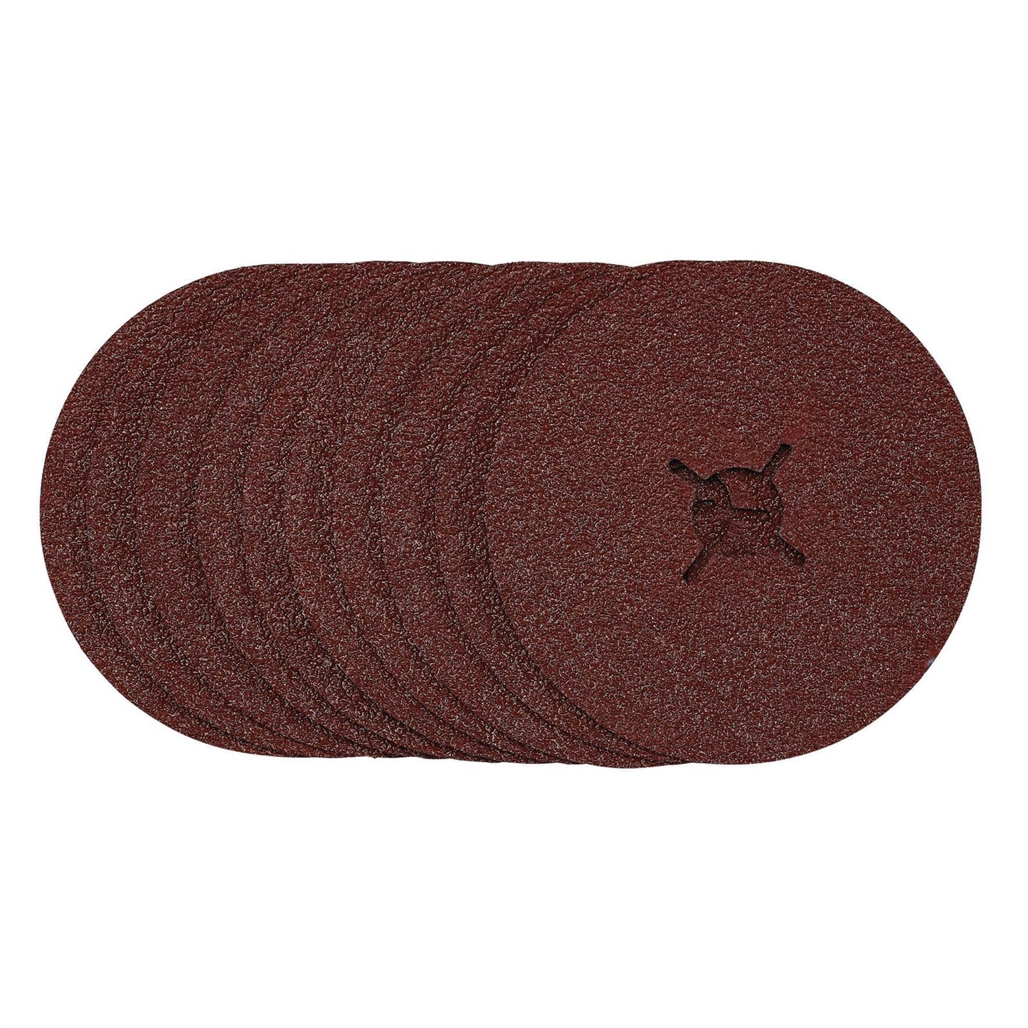 Draper 68628 Fibre Sanding Discs 125mm 36 Grit Pack of 10 Draper