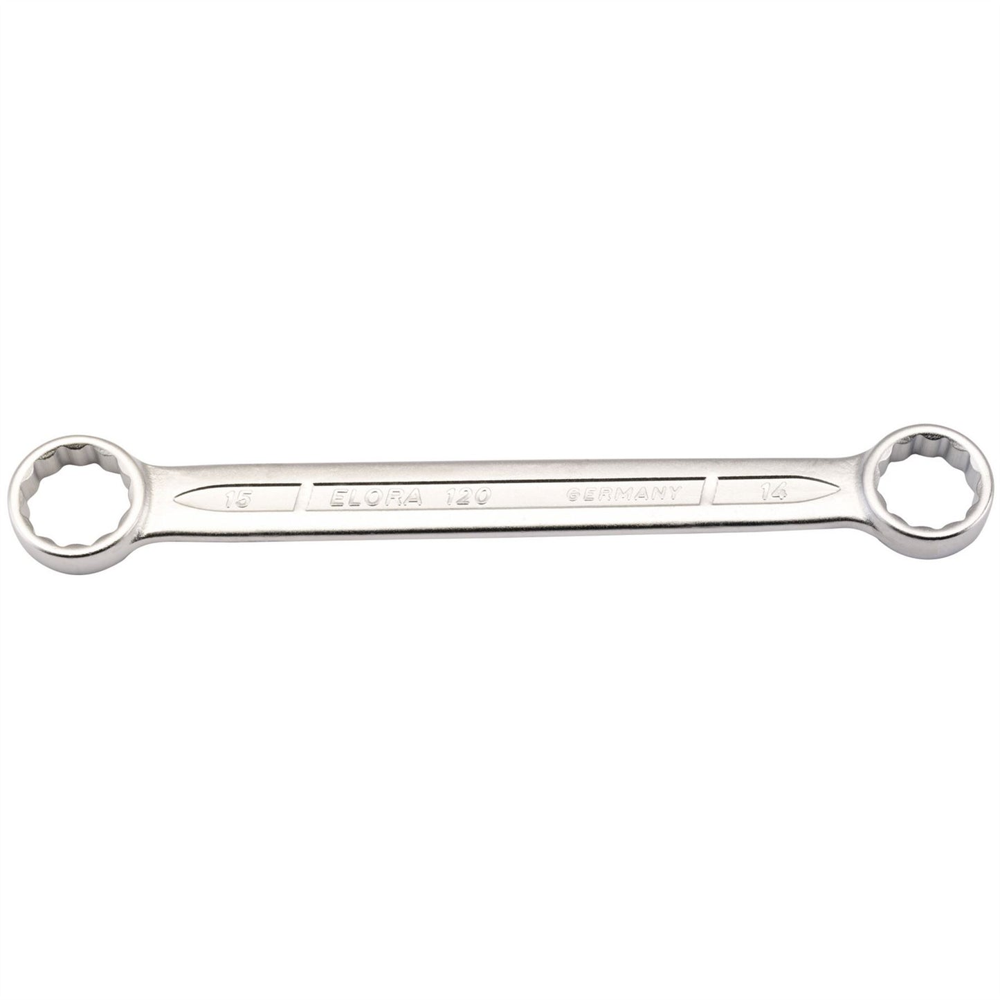 Elora 02430 Flat Metric Ring Spanner 14 x 15mm Elora