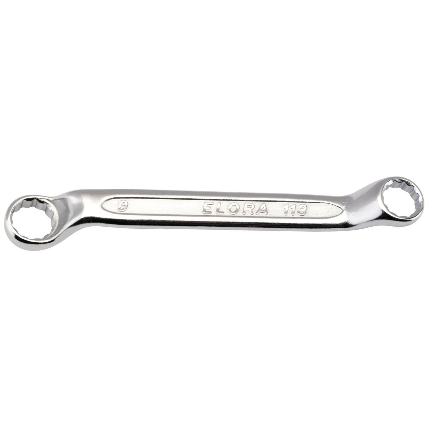 Elora 02612 Midget Deep Crank Metric Ring Spanner 8 x 9mm Elora
