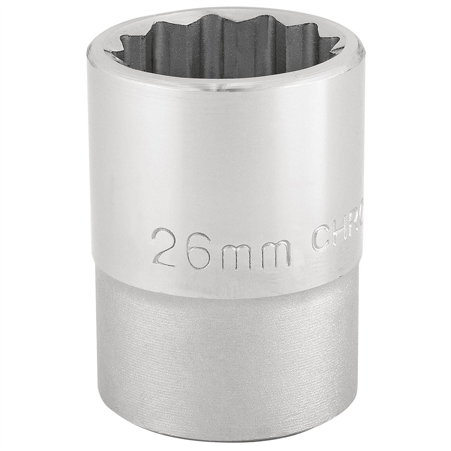 Draper 16694 12 Point Socket 3/4" Sq. Dr. 26mm Draper