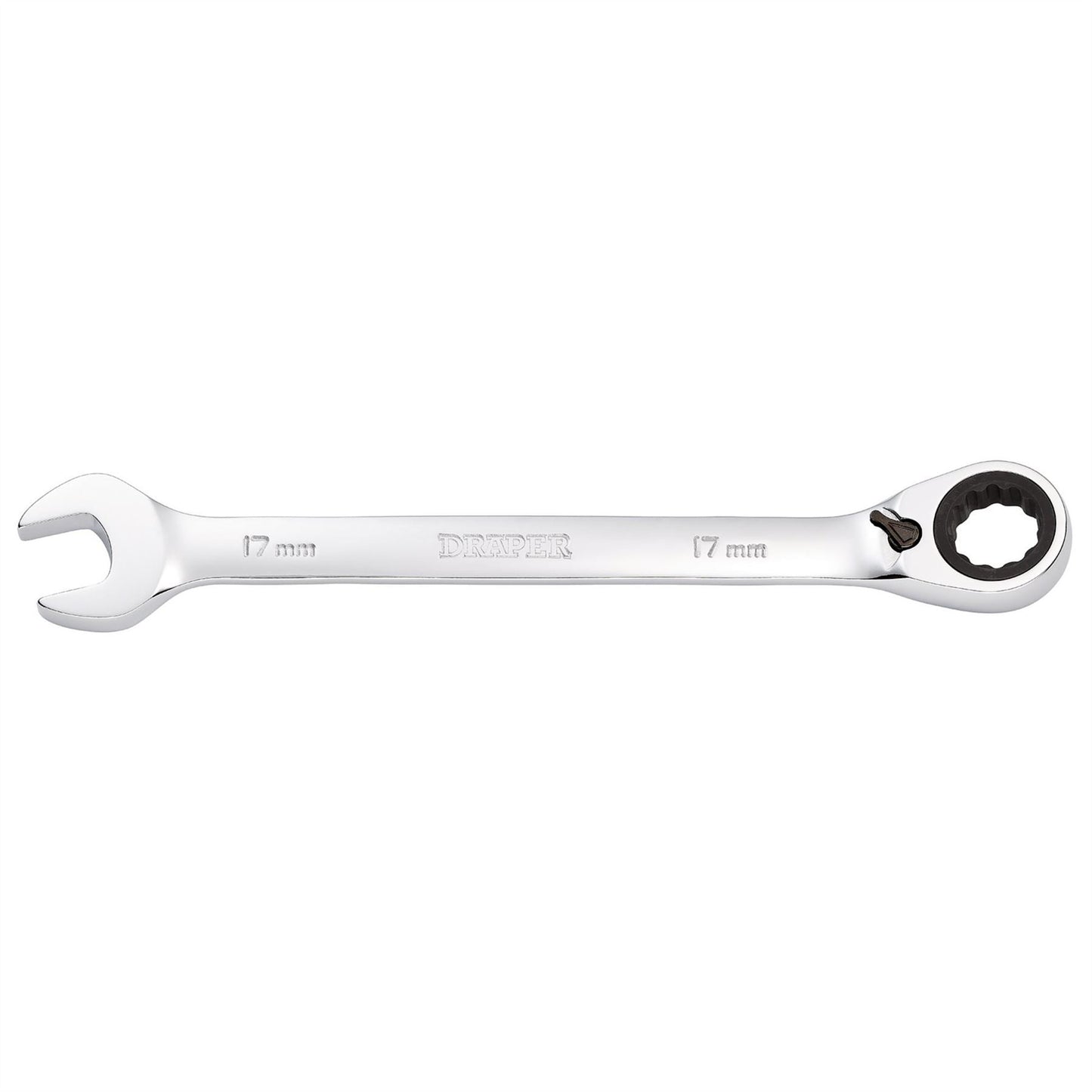 Draper 52005 HI-TORQ® Metric Reversible Ratcheting Combination Spanner 17mm Draper