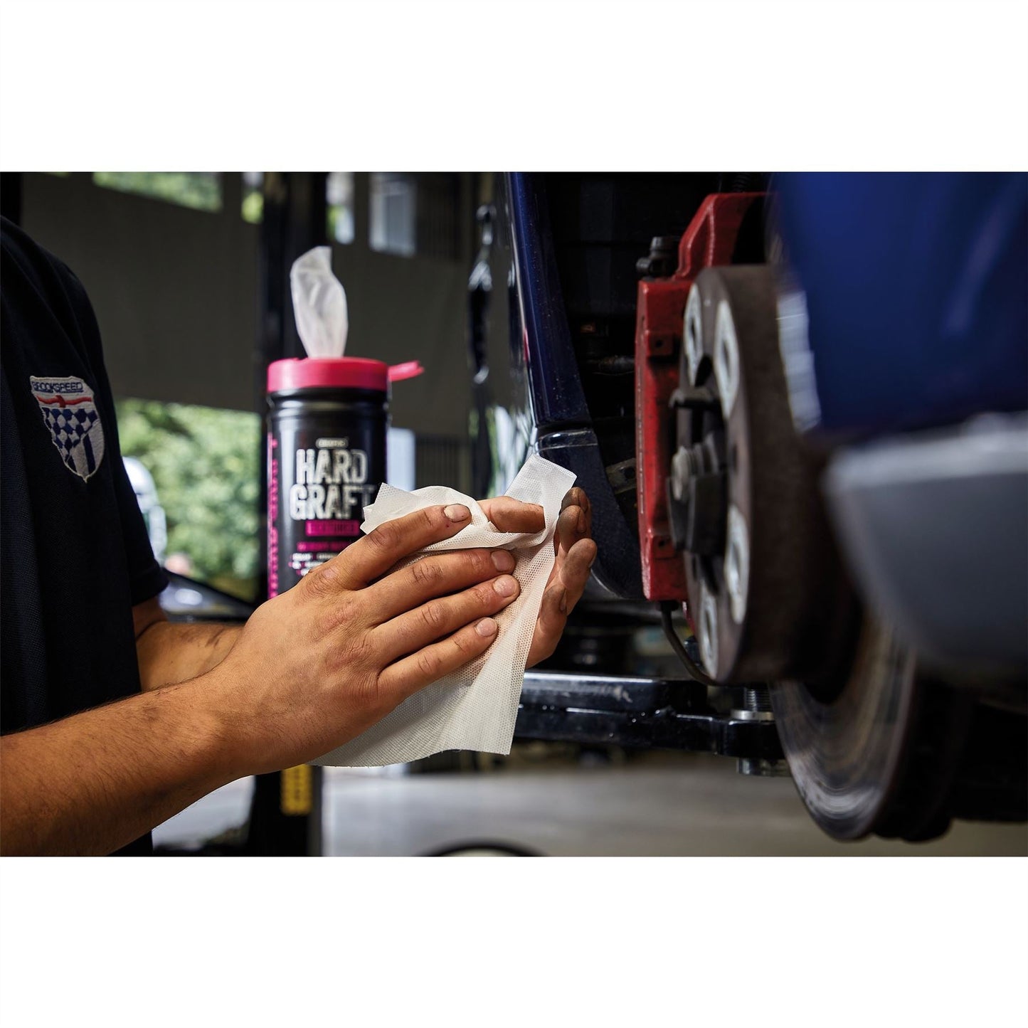 Draper 12435 Hard Graft Multipurpose Textured Wipes Tub of 100 Draper