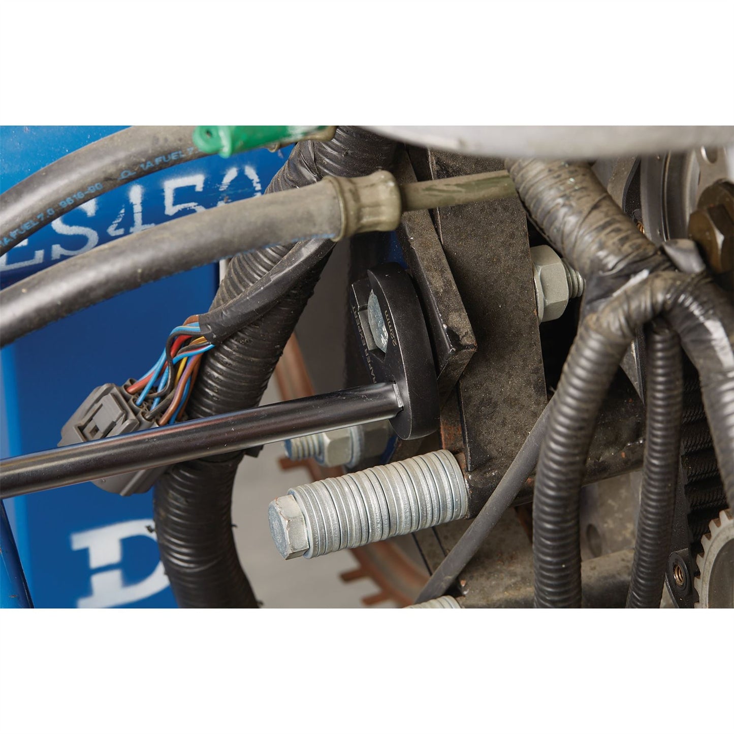 Draper 61034 Metric Crow Foot Spanner Set on a Metal Rail 3/8" Sq. Dr. 8 Piece Draper