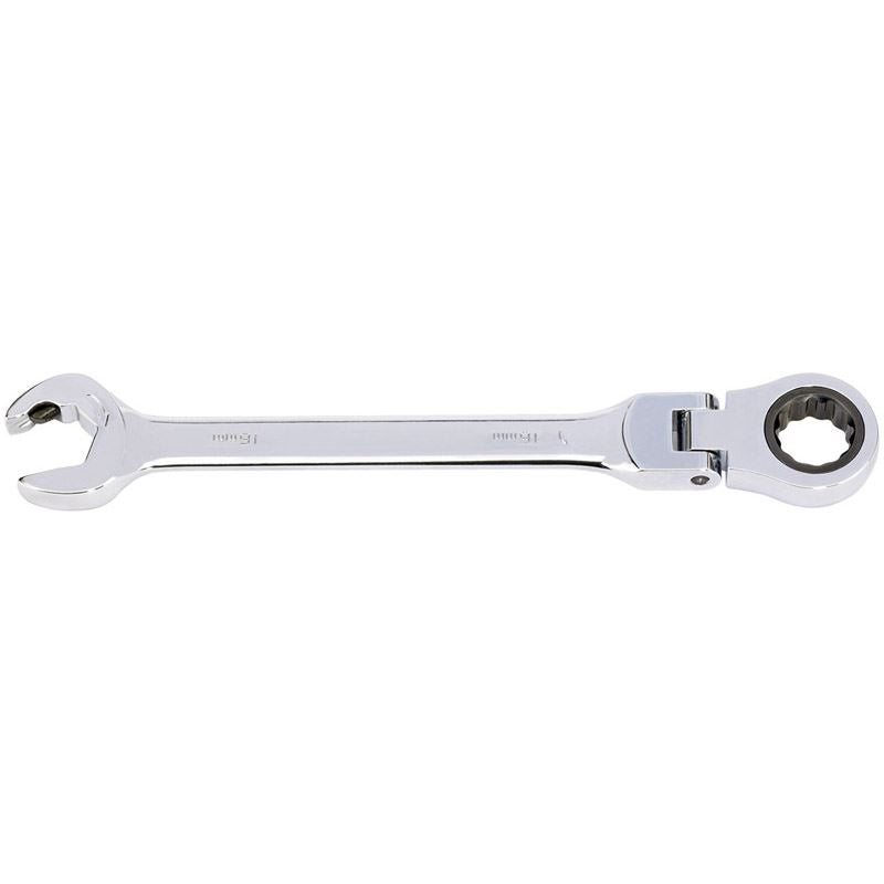 Draper 06861 Metric Combination Spanner with Flexible Head and Double Ratcheting Features 16mm Draper
