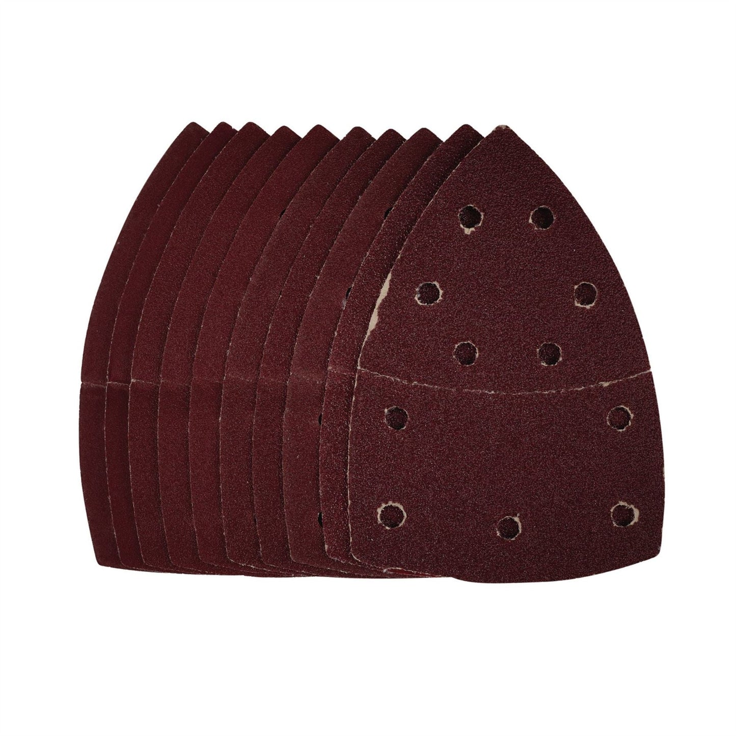 Draper 44334 Multi-Sanding Sheets with Hook and Loop 102 x 62mm 93mm Assorted Grit Pack of 10 Draper