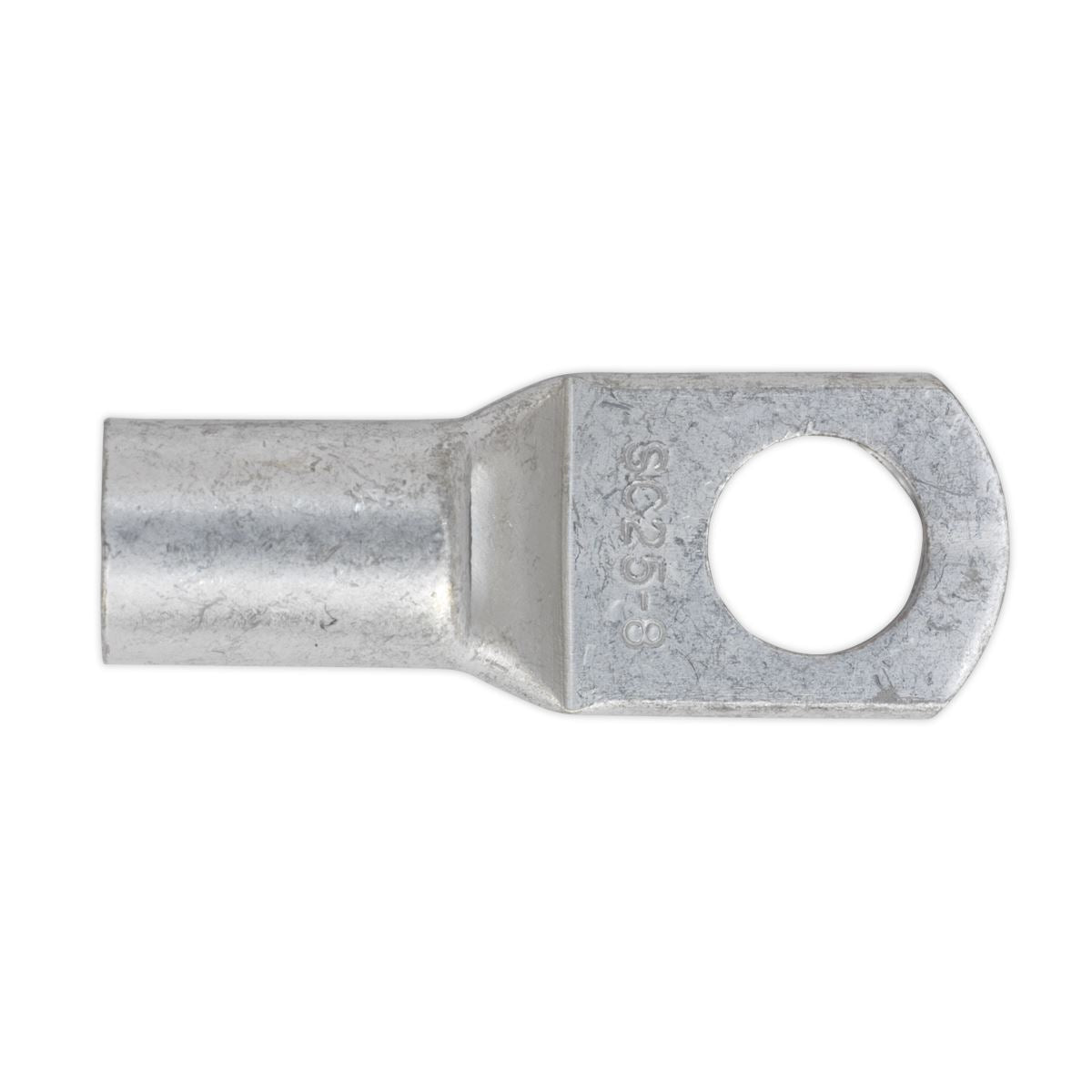 Sealey LT258 Copper Lug Terminal 25mm² x 8mm Pack of 10 Sealey