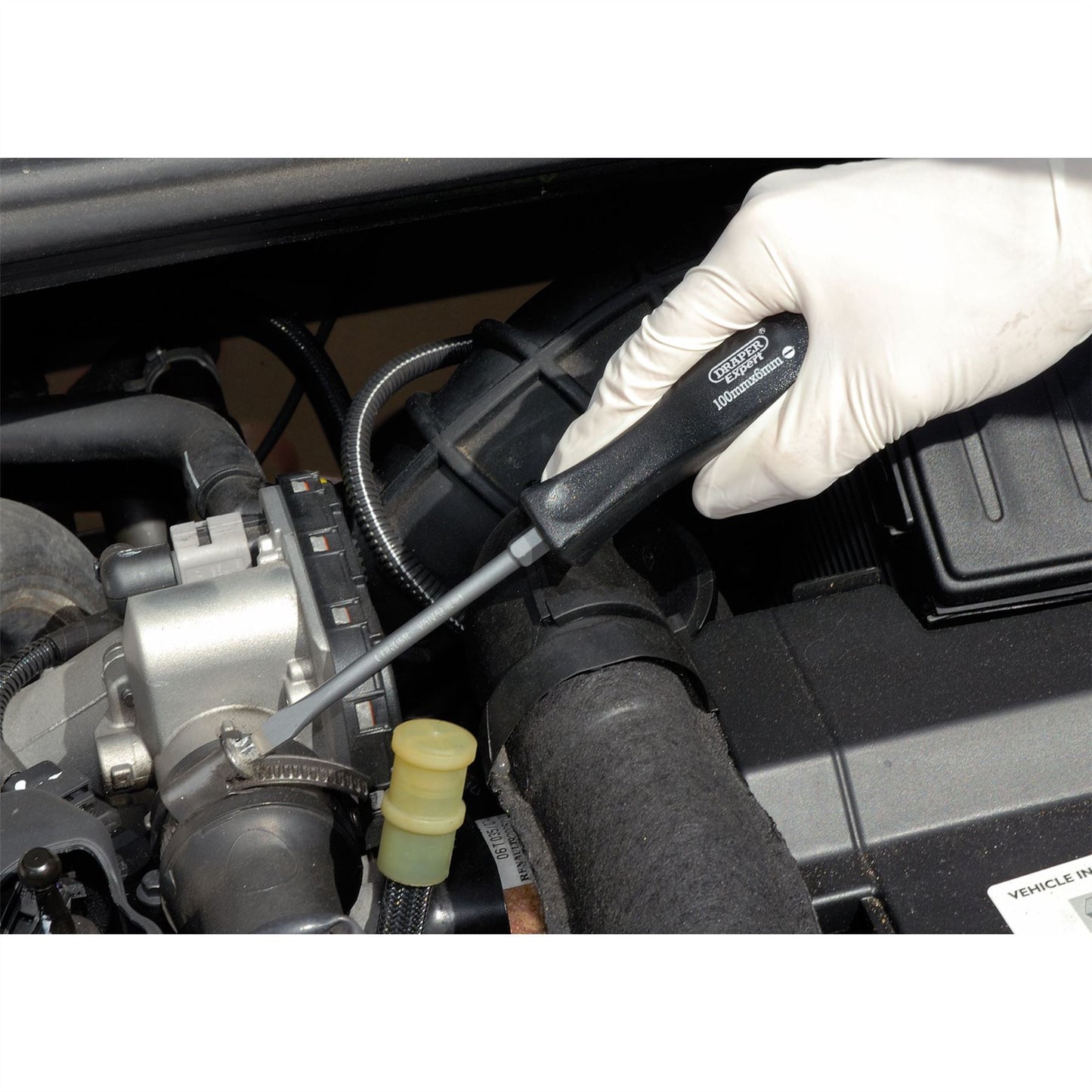 Draper 19529 Plain Slot Mechanics Screwdriver 6 x 100mm Draper