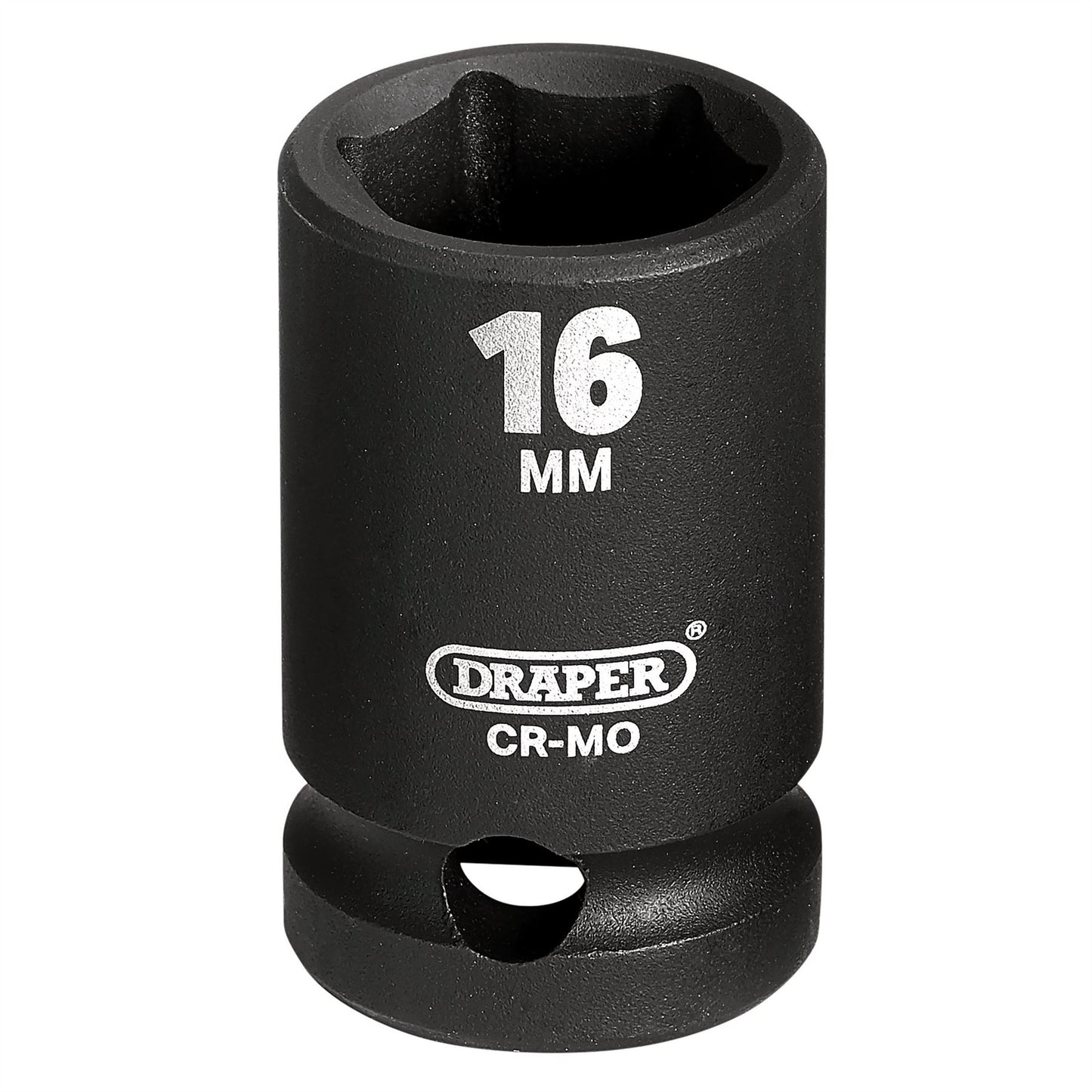 Draper 28488 Expert HI-TORQ® Impact Socket 1/2" Sq. Dr. 16mm Draper