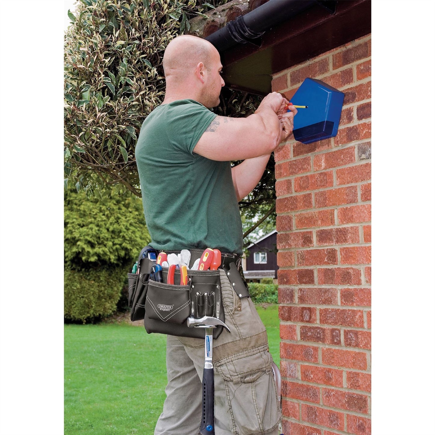 Draper 03138 Oil-Tanned leather Double Pouch Tool Belt Draper