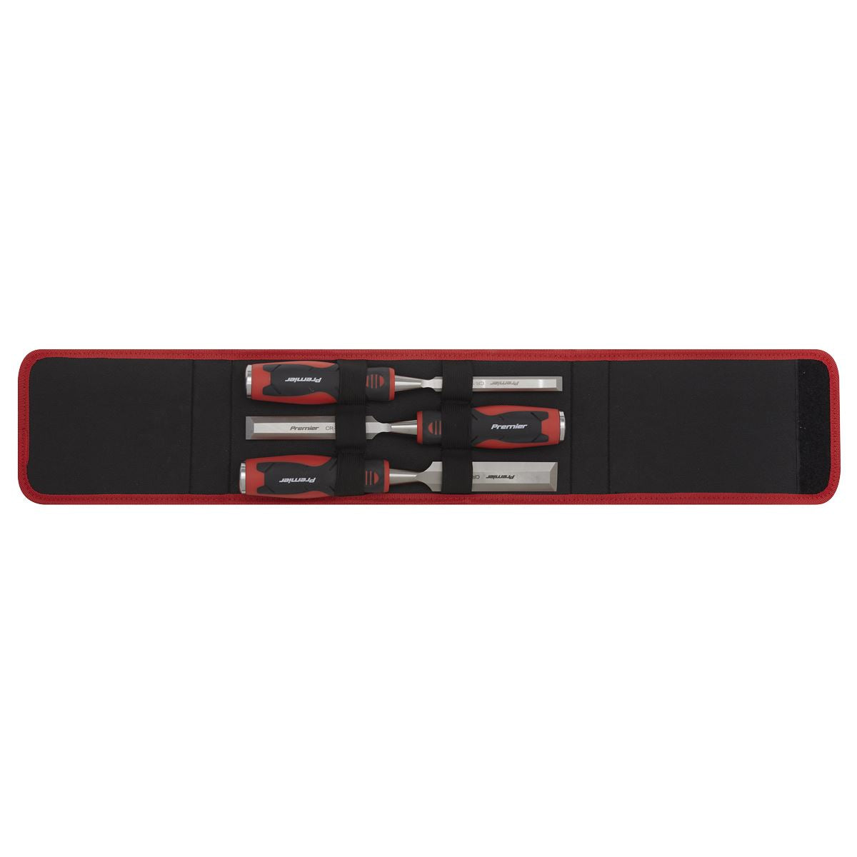 Sealey AK9238 Hammer-Thru Wood Chisel 3pc Set Sealey