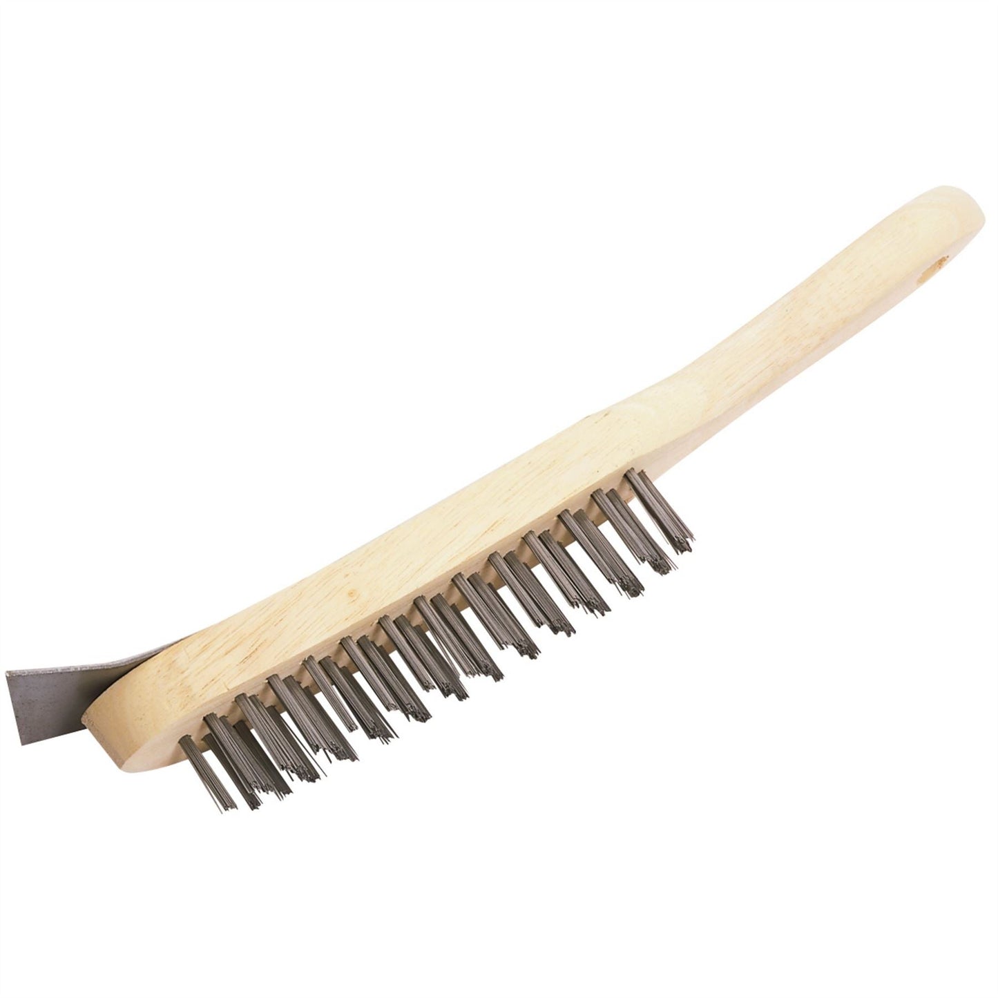 Draper 31573 4 Row Wire Scratch Brush with Scraper 290mm Draper