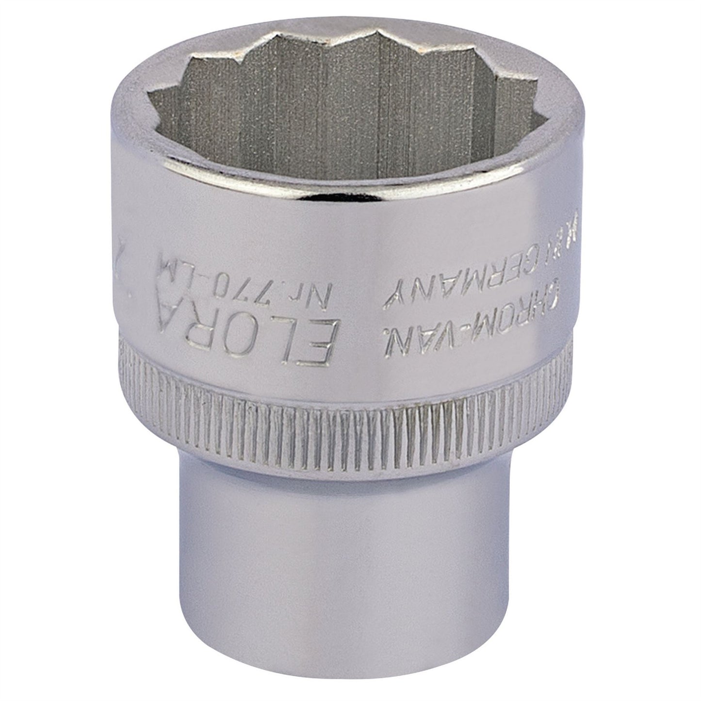 Elora 24723 Bi-Hexagon Socket 1/2" Sq. Dr. 27mm Elora