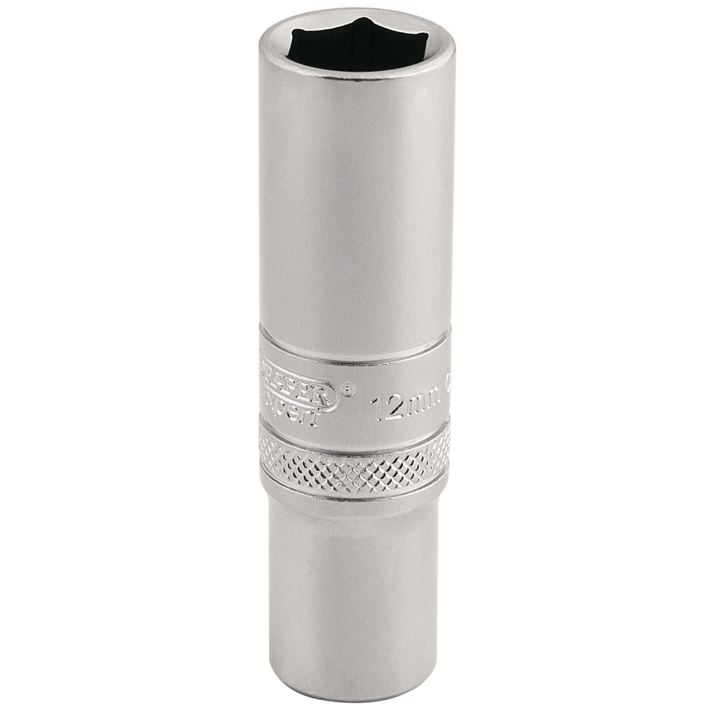 Draper 16580 6 Point Metric Deep Socket 3/8" Sq. Dr. 12mm Draper