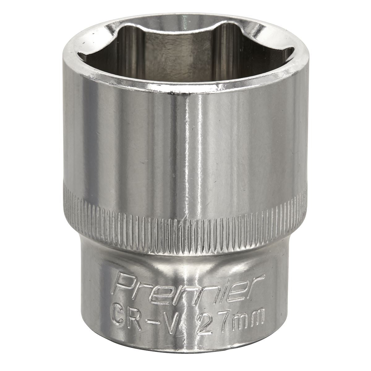 Sealey SP1227 WallDrive® Socket 27mm 1/2"Sq Drive Fully Polished Sealey