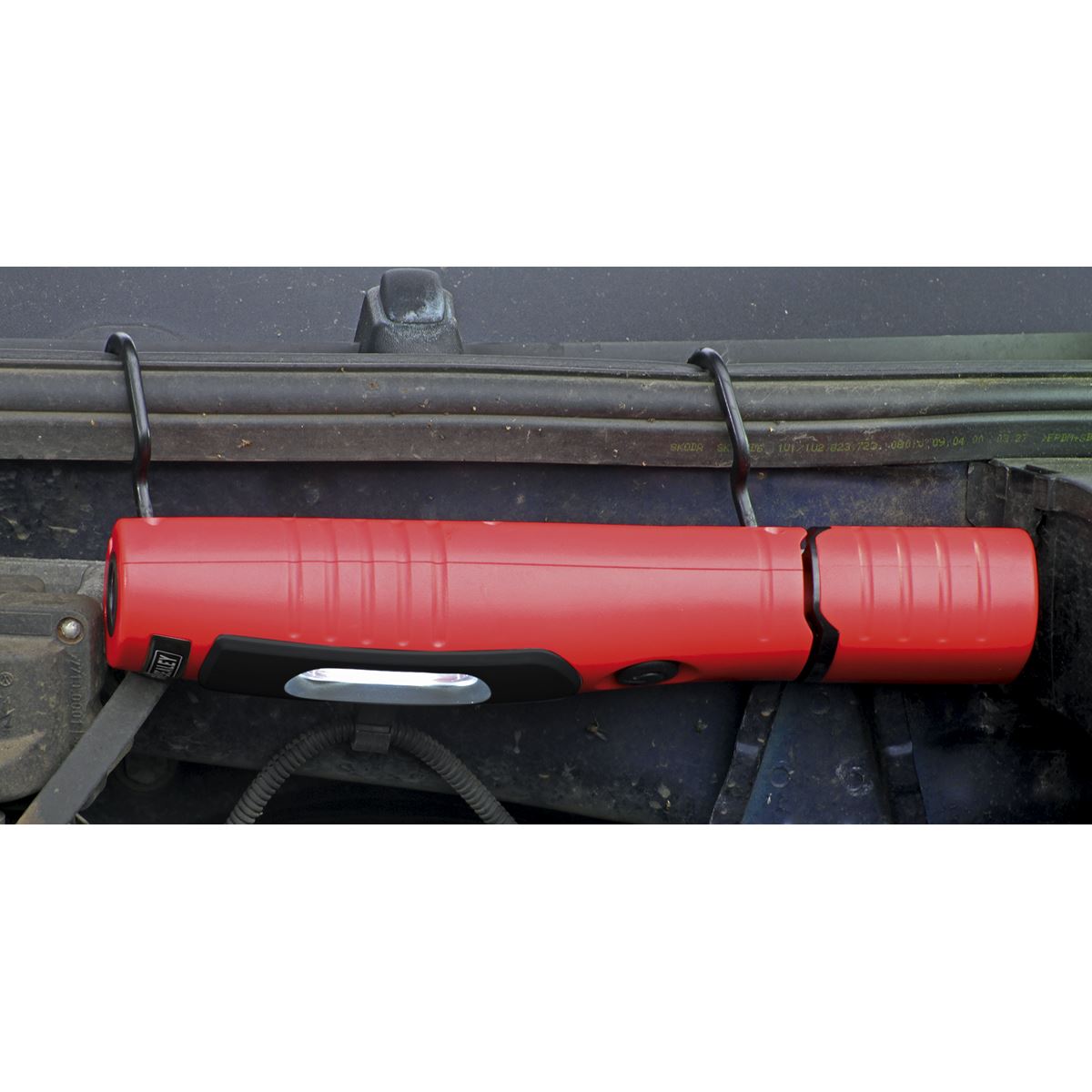 Sealey LED3602R Rechargeable 360° Inspection Light 4W & 3W SMD LED Red Lithium-ion Sealey