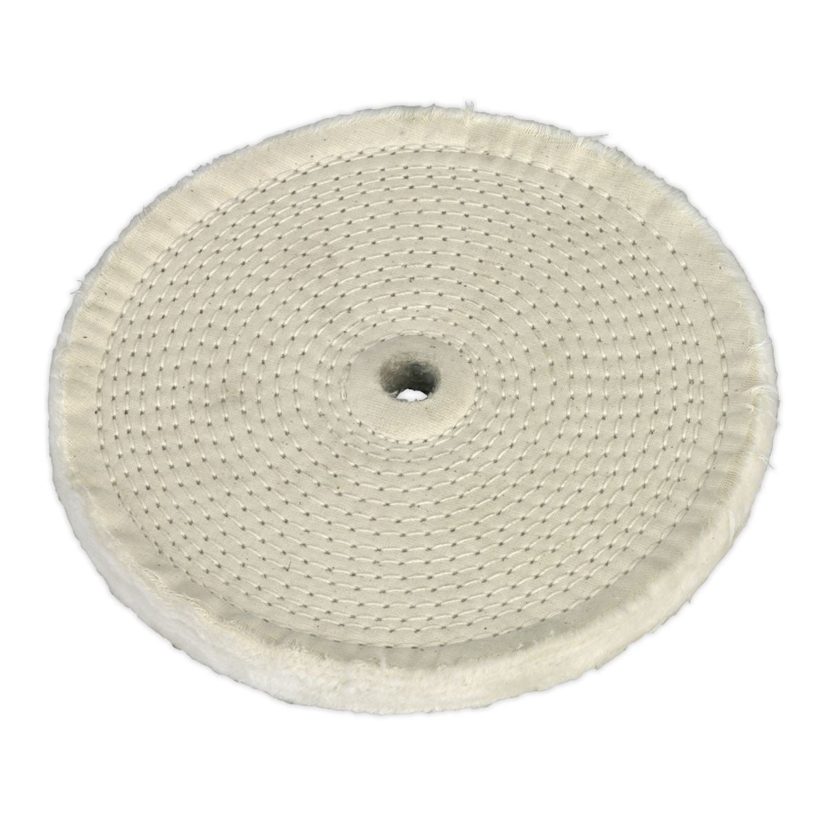 Sealey BG200BW Buffing Wheel Ø200 x 16mm Ø16mm Bore Fine Sealey
