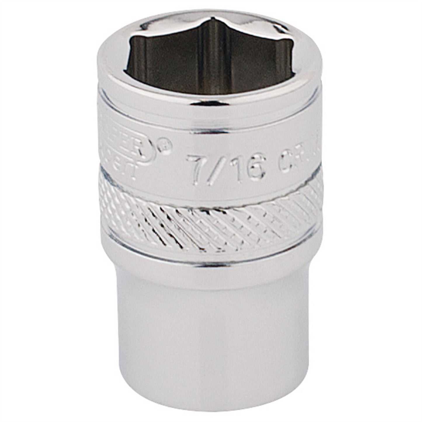Draper 48942 HI-TORQ® 6 Point Socket 1/4" Sq. Dr. 7/16" Draper