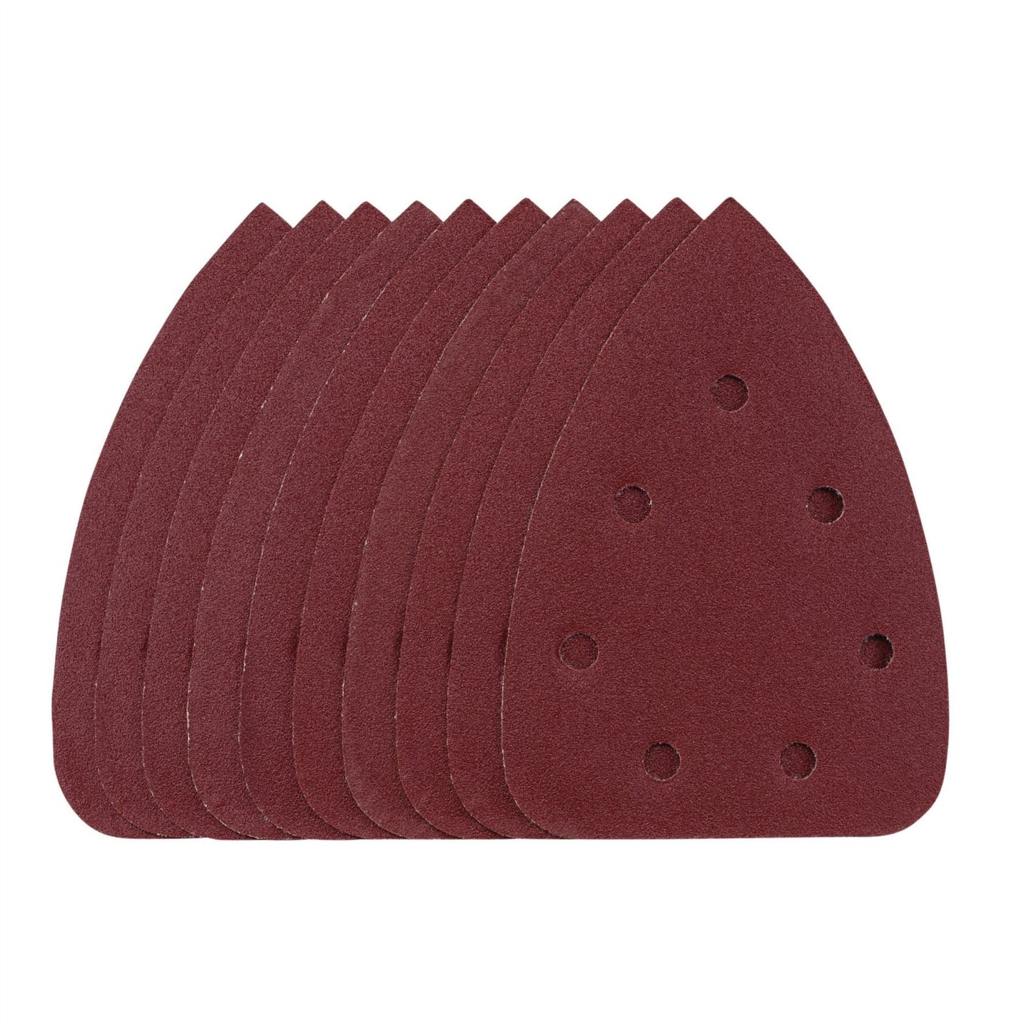 Draper 08619 Detail Sanding Sheets with Hook and Loop 140mm 120 Grit SSD6 Pack of 10 Draper