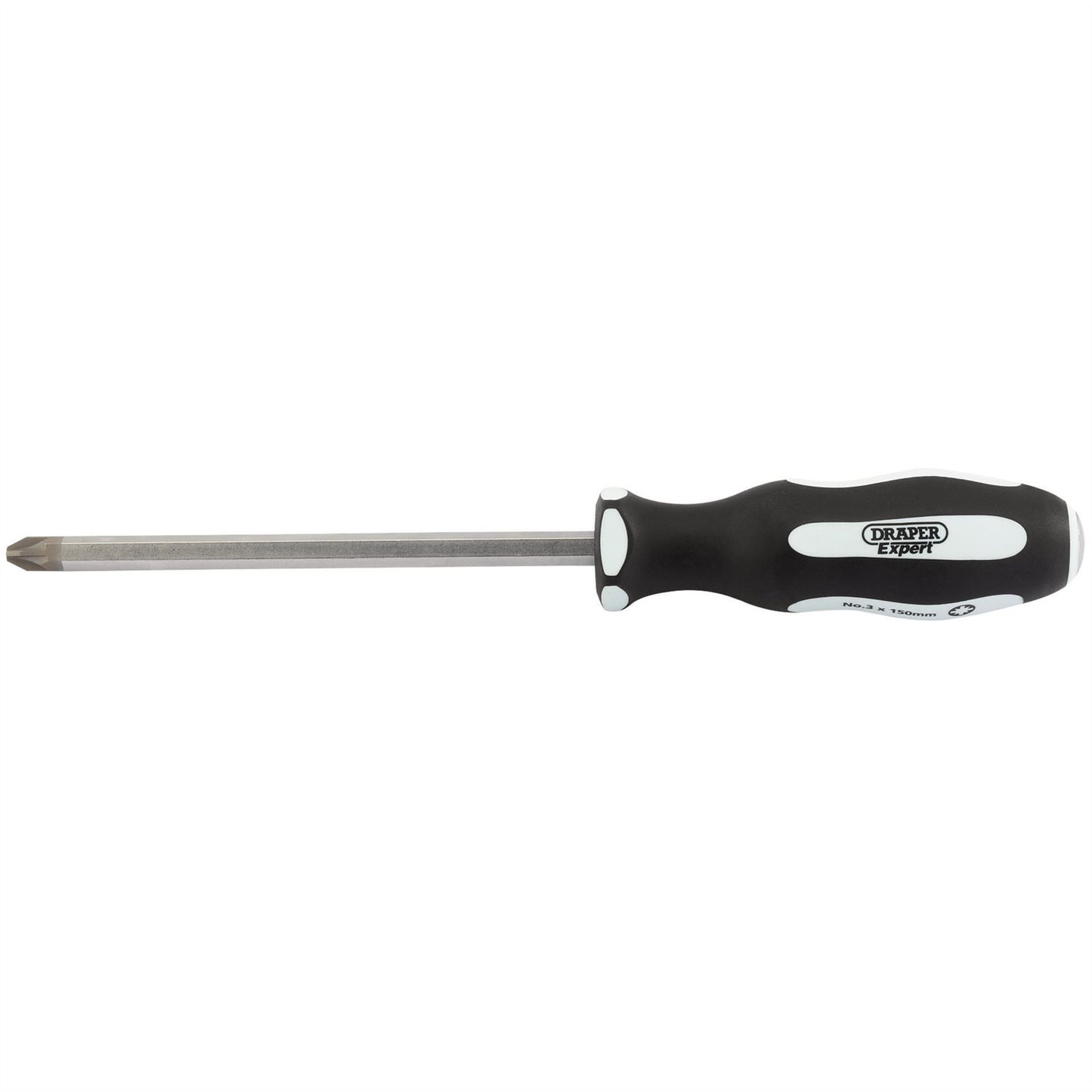 Draper 35232 Pound Thru' PZ TYPE Soft Grip Screwdriver No.3 x 150mm Draper