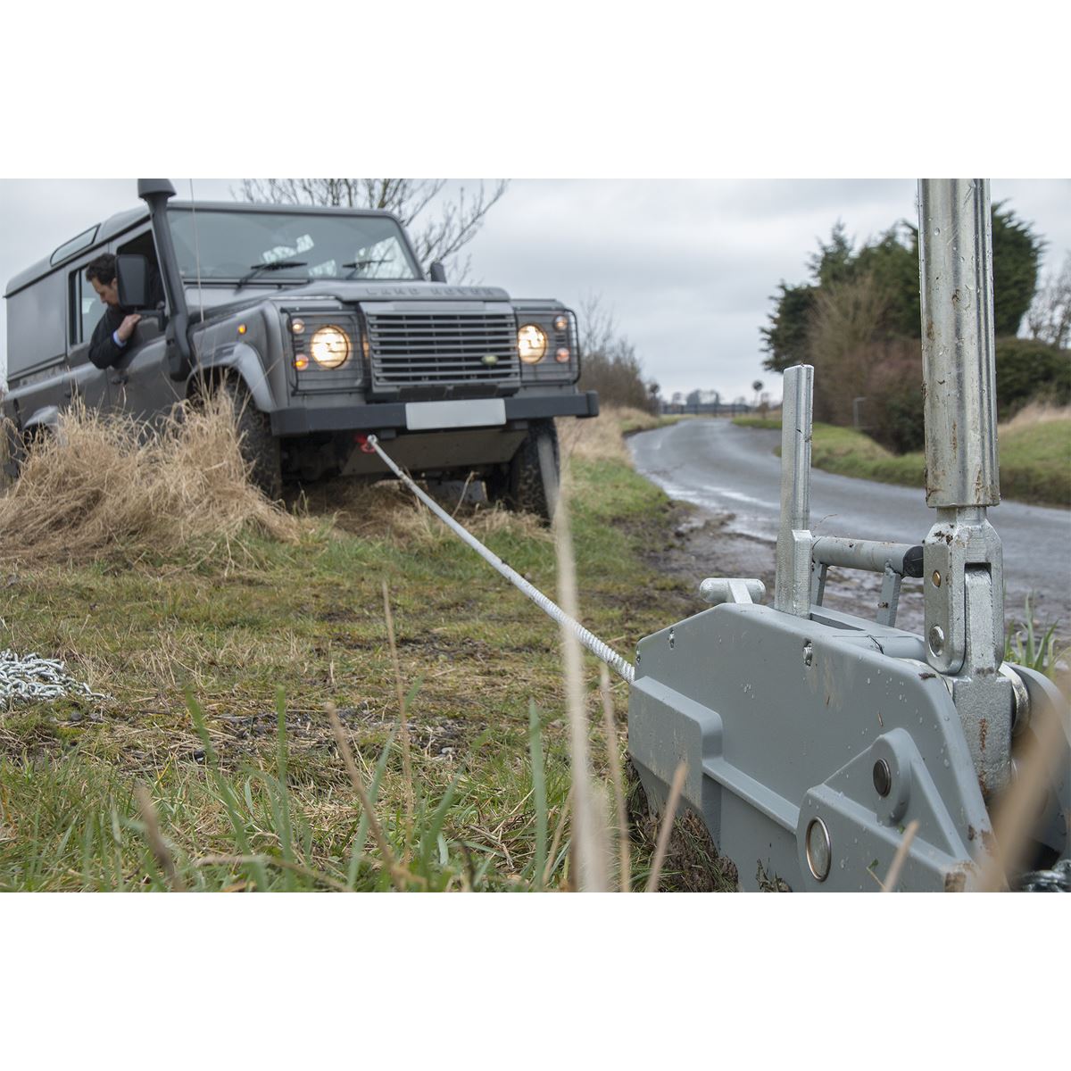 Sealey WRP3200 Wire Rope Puller 3200kg Max Line Force Sealey