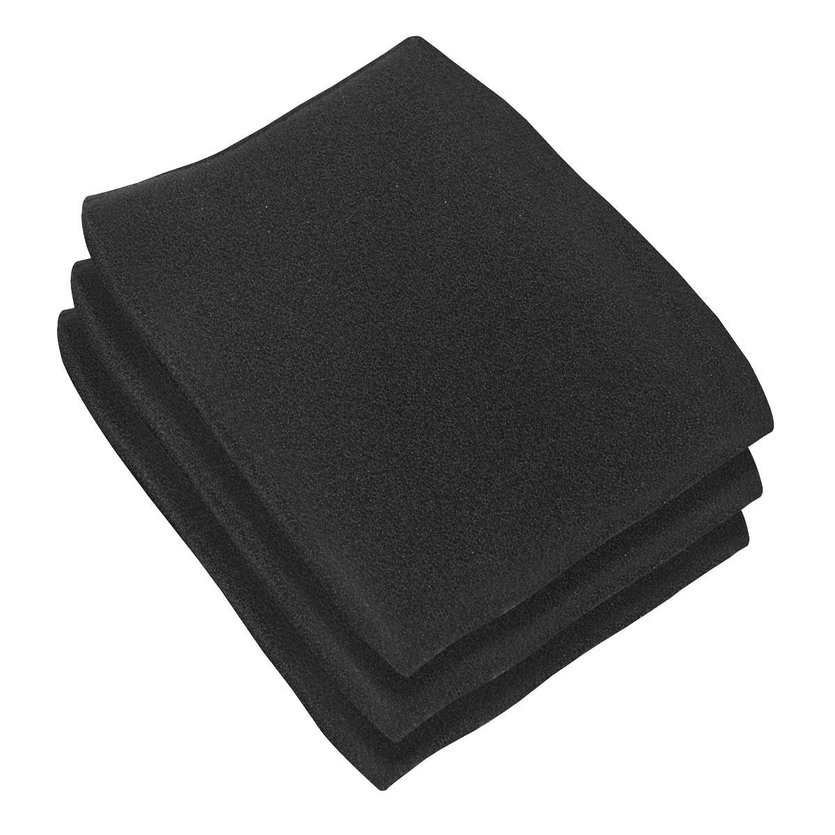 Sealey PC380MFF Foam Filter - Pack of 3 Sealey