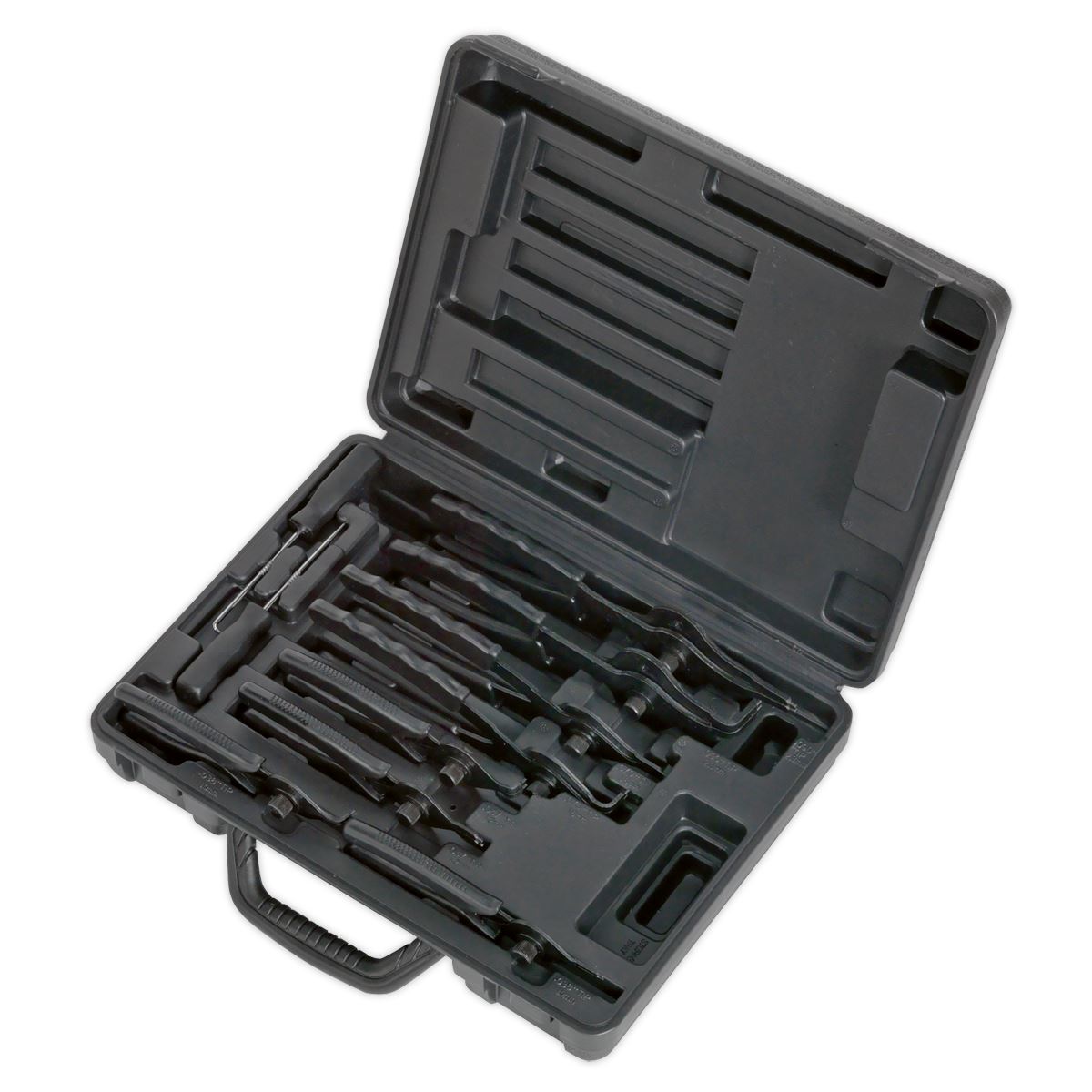 Siegen S01064 Circlip Pliers Set 10pc Internal/External Siegen