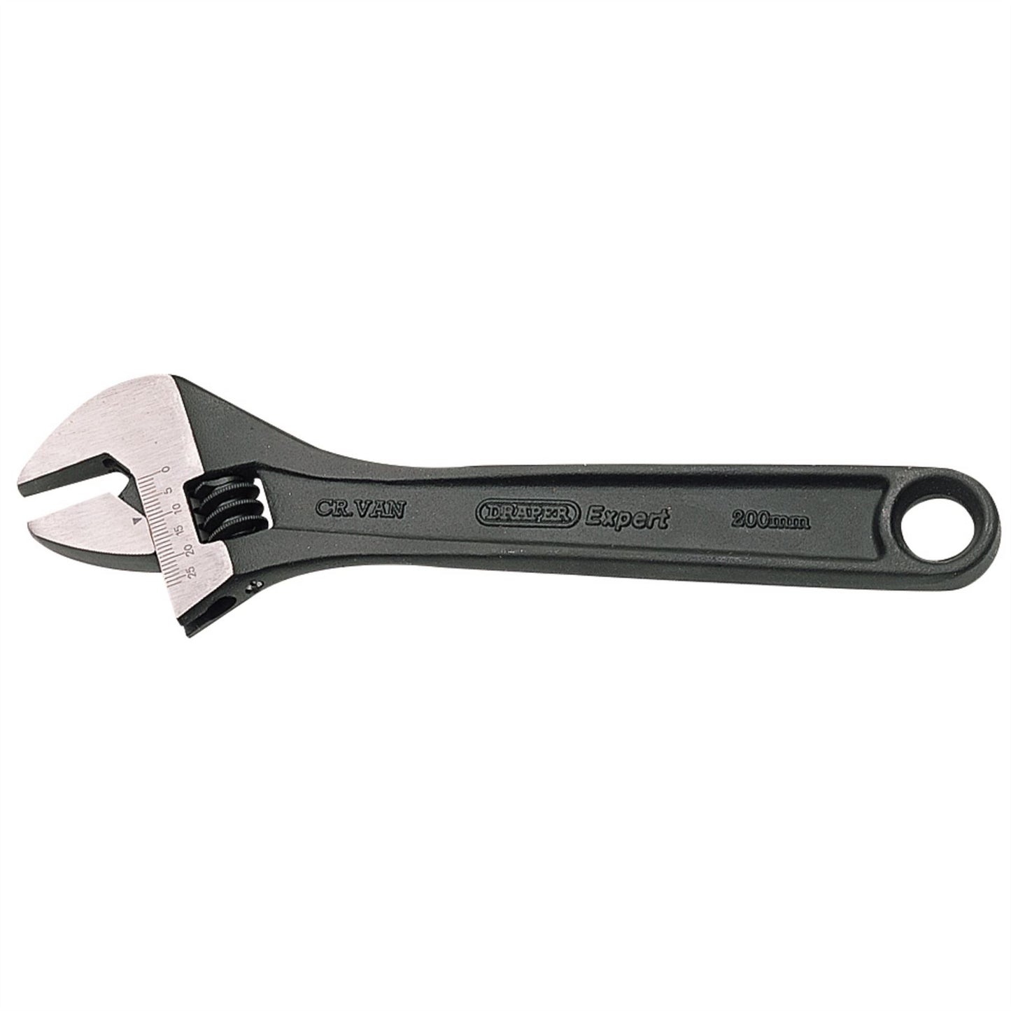 Draper 52680 Expert Crescent-Type Adjustable Wrench with Phosphate Finish 200mm 29mm Draper