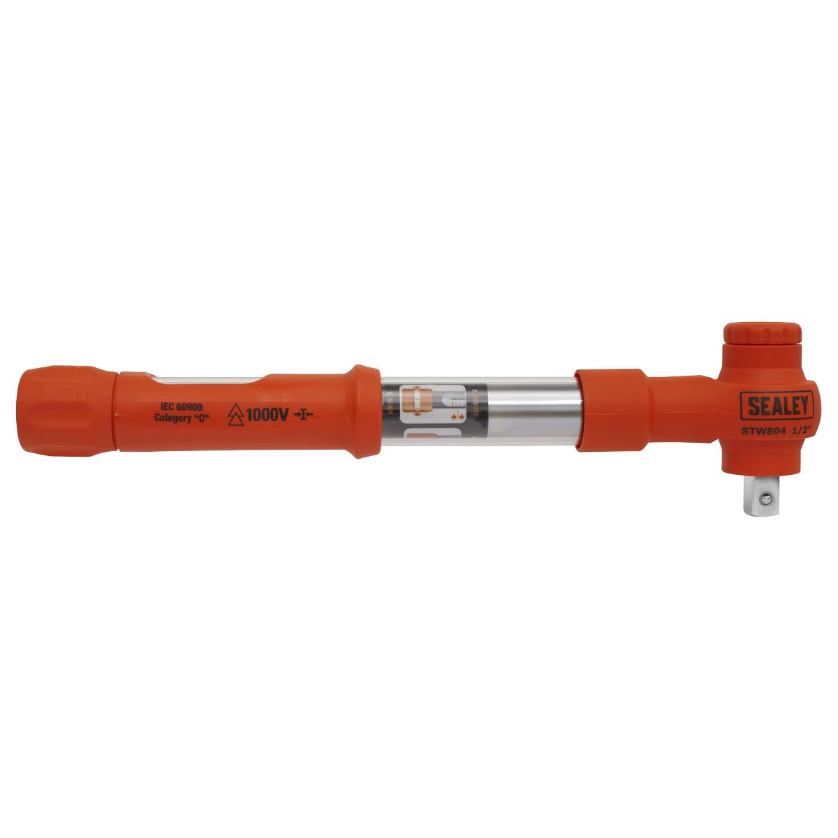 Sealey STW804 Torque Wrench Insulated 1/2"Sq Drive 12-60Nm Sealey
