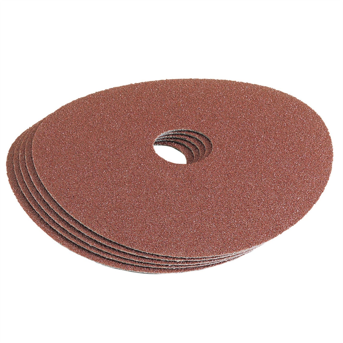 Draper 58617 Aluminium Oxide Sanding Disc 115mm 60 Grit Pack of 5 Draper