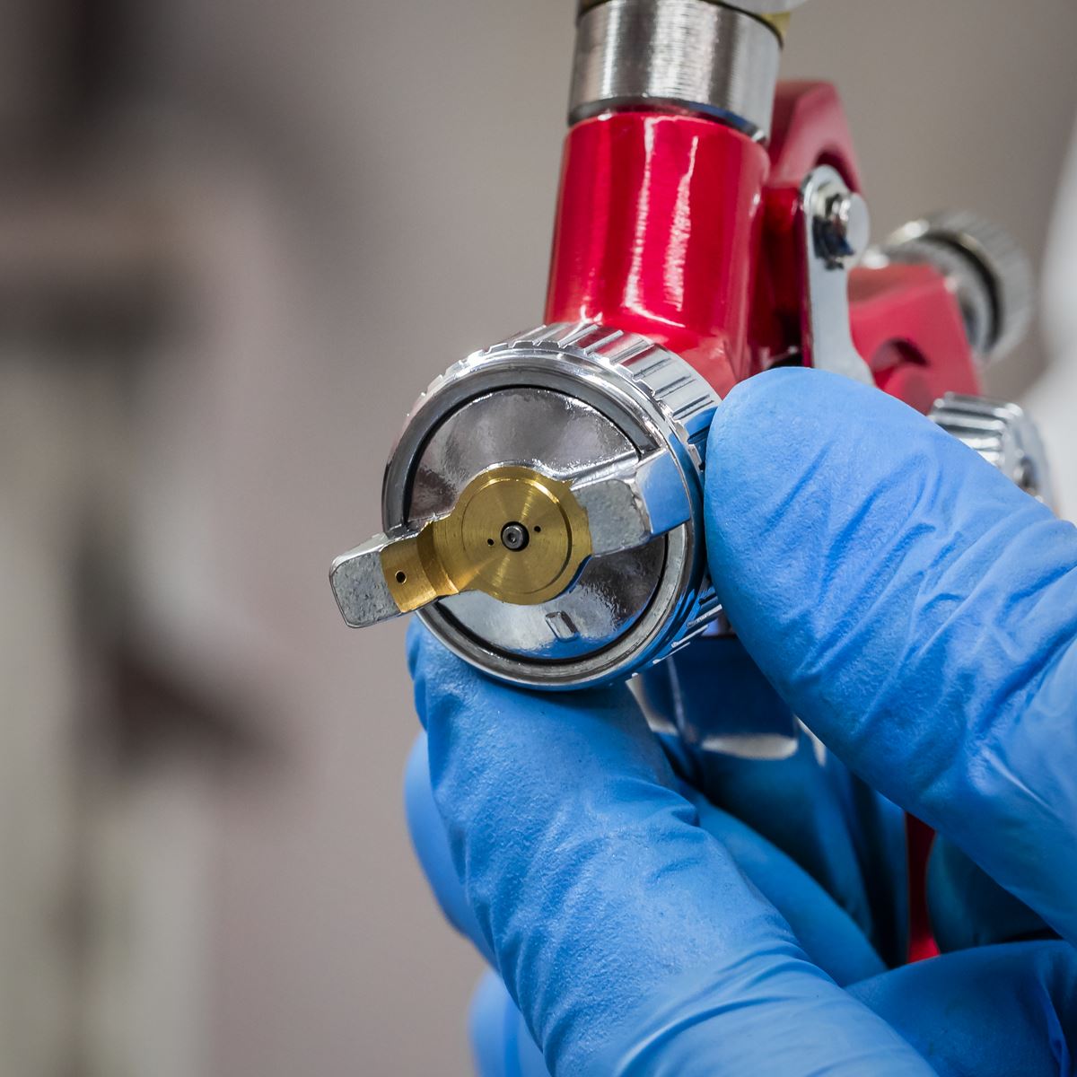 Sealey HVLP731 HVLP Gravity Feed Touch-Up Spray Gun - 0.8mm Set-Up Sealey