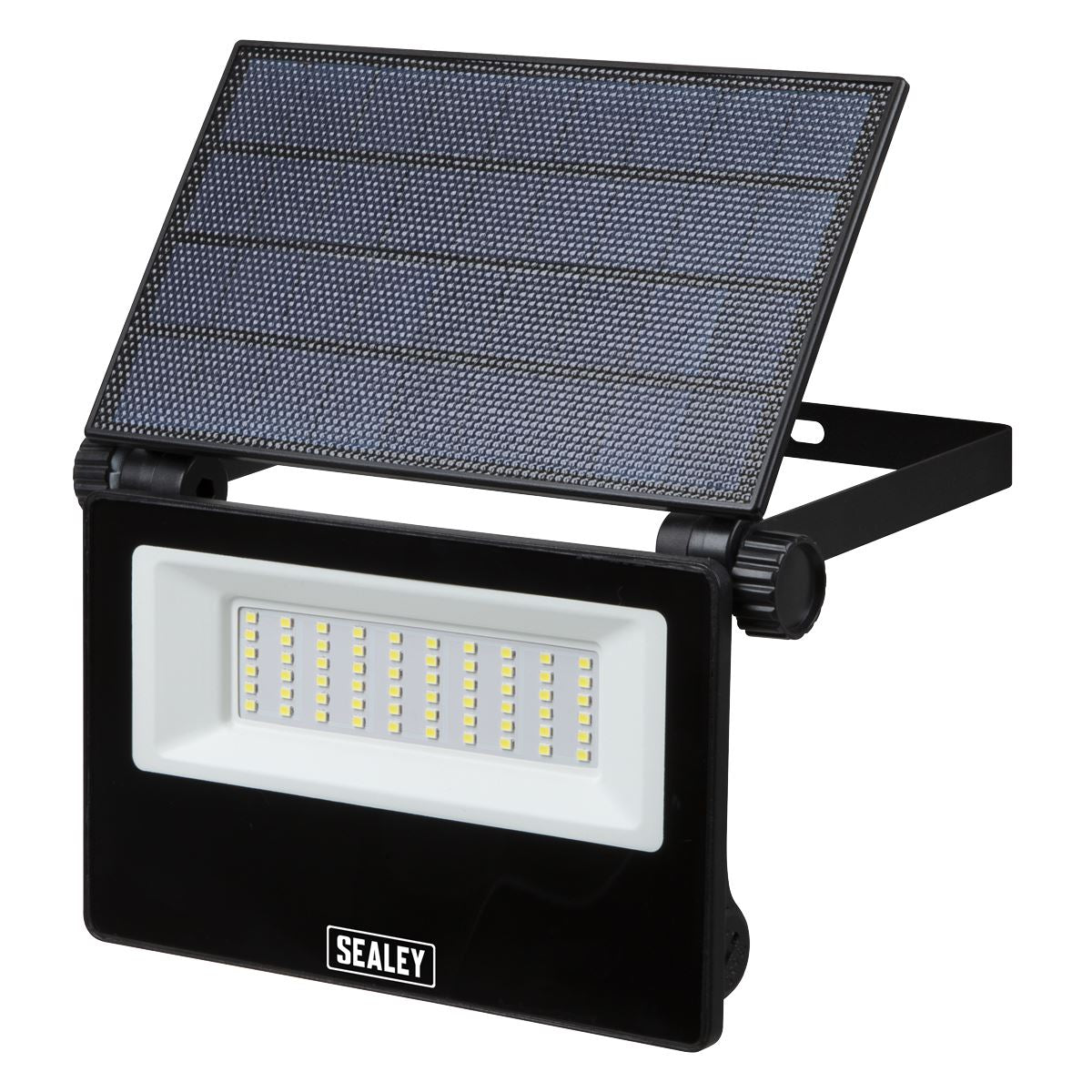 Sealey LED30S Extra-Slim Solar Floodlight with Wall Bracket 30W SMD LED Sealey