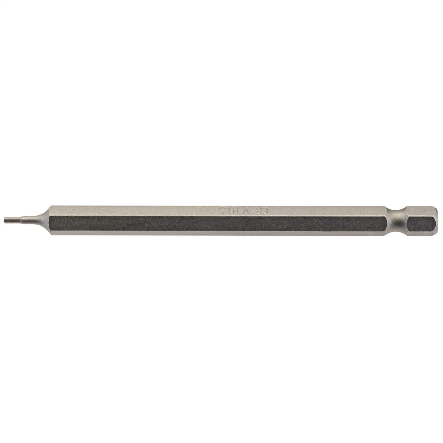 Draper 64369 Hexagonal Insert Bit 1.5mm 1/4" Hex 100mm Long Pack of 1 Draper