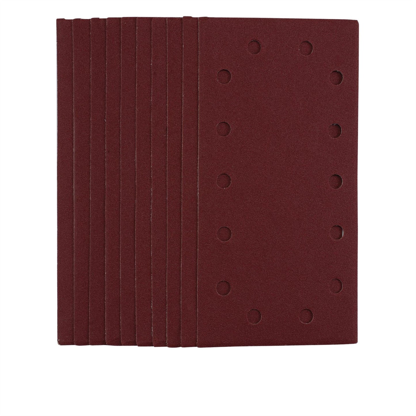 Draper 55864 1/2 Sanding Sheets with Hook and Loop 115 x 230mm 120 Grit Pack of 10 Draper