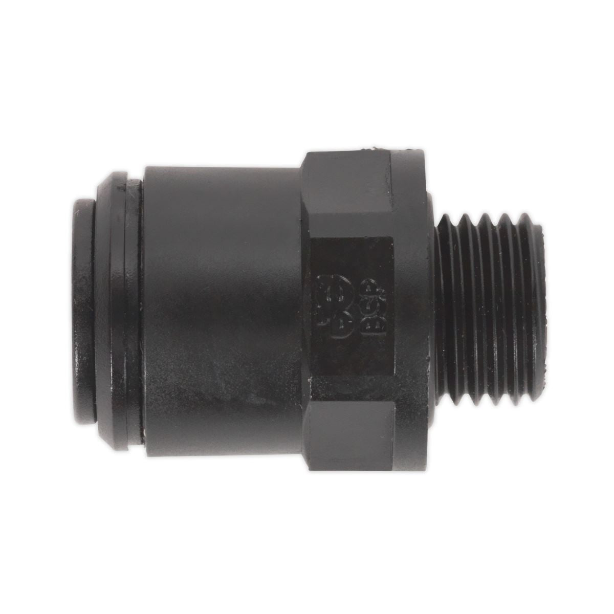 Sealey JGC614 Straight Adaptor 6mm x 1/4"BSP Pack of Sealey