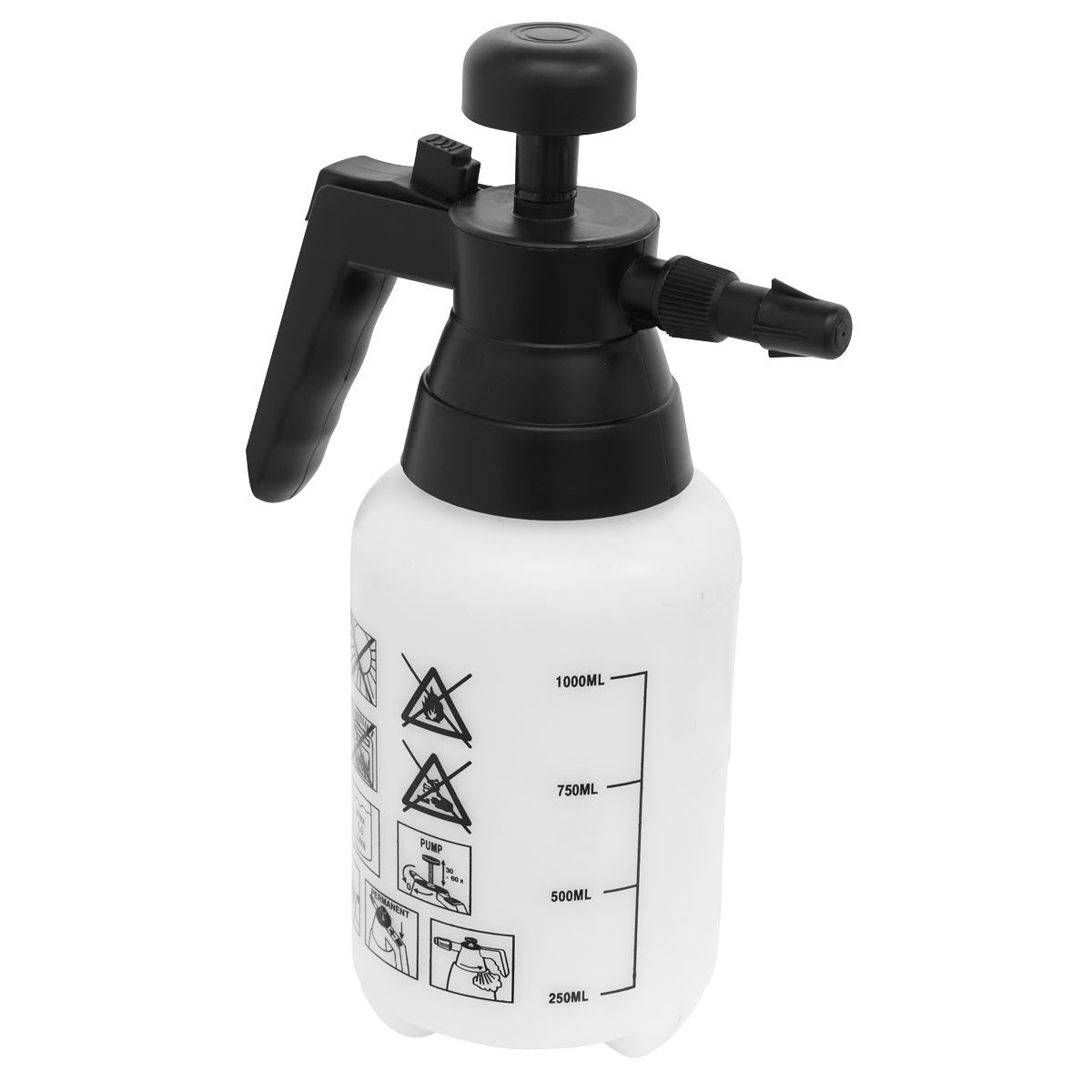 Sealey SCSG02 Pressure Sprayer with Viton® Seals 1L Sealey