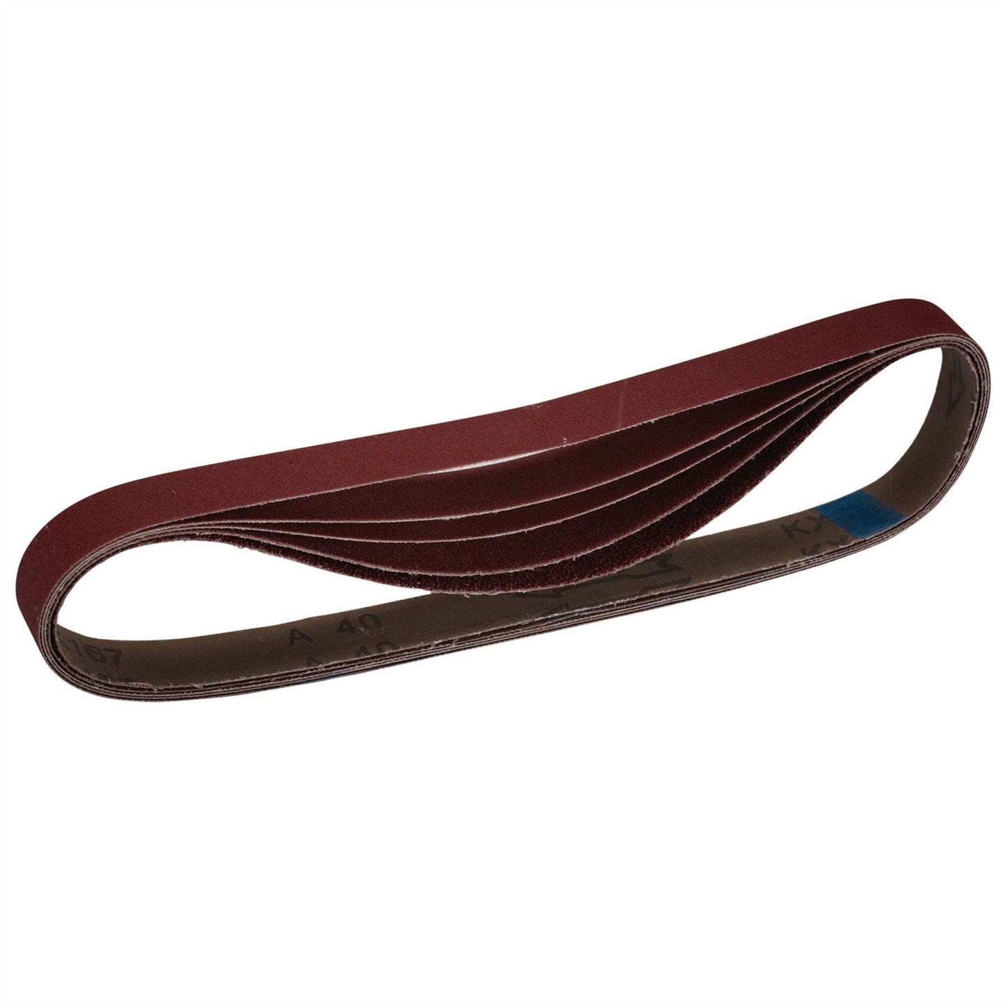 Draper 08702 Cloth Sanding Belt 25 x 762mm Assorted Grit Pack of 5 Draper