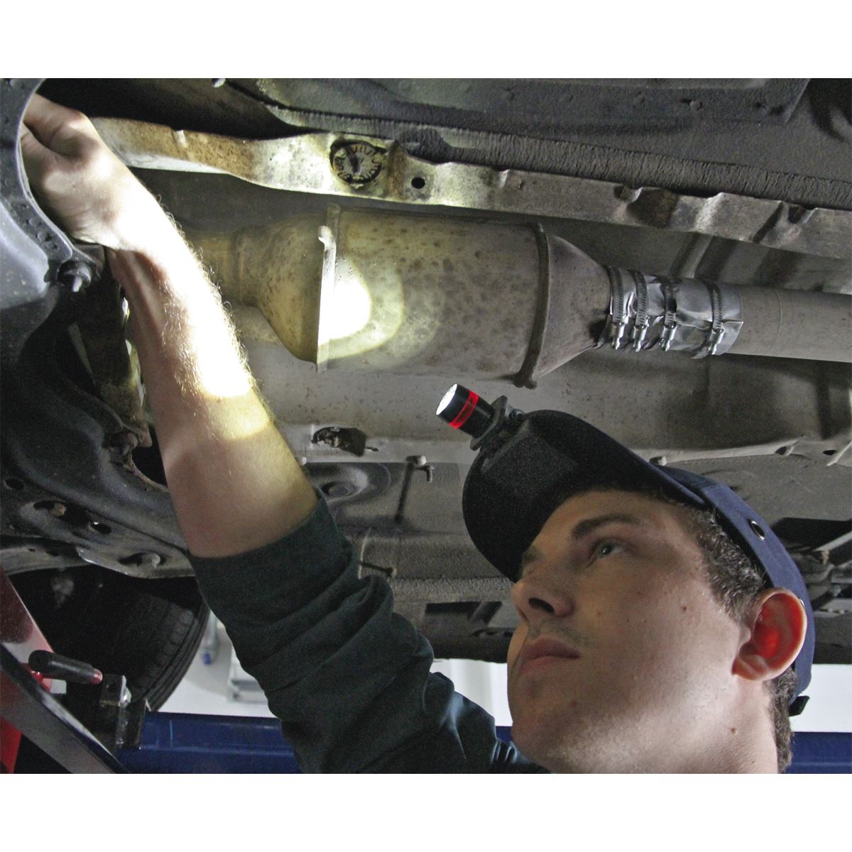 Sealey HT103LED Head & Hat Torch 3W SMD LED 3 x AAA Cell Sealey