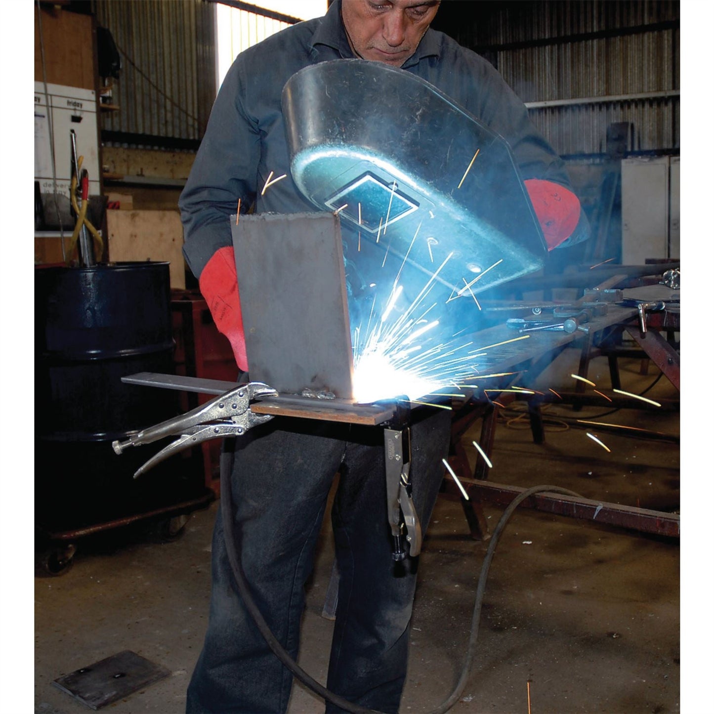 Draper 14040 Curved Jaw Self Grip Pliers Set 3 Piece Draper