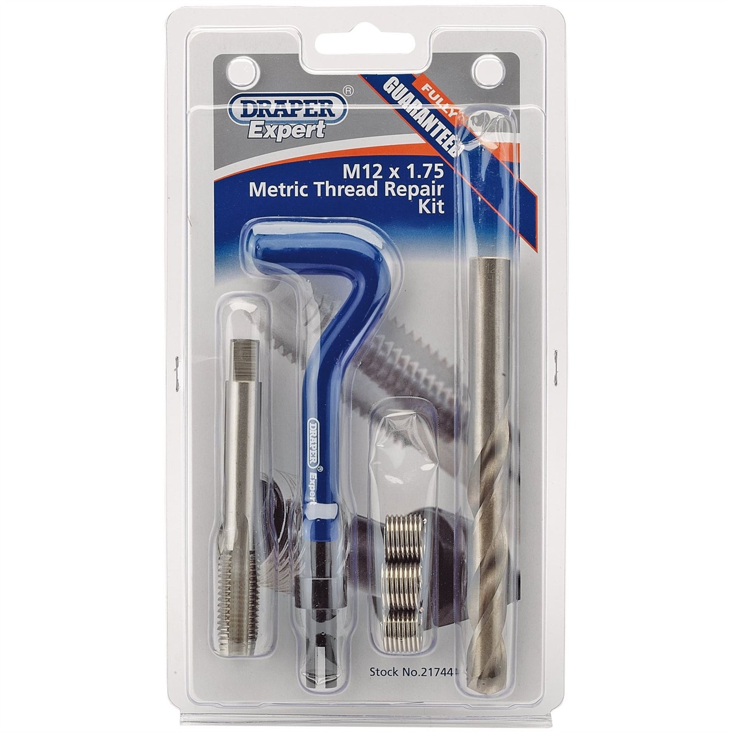 Draper 21744 Metric Thread Repair Kit M12 x 1.75 Draper